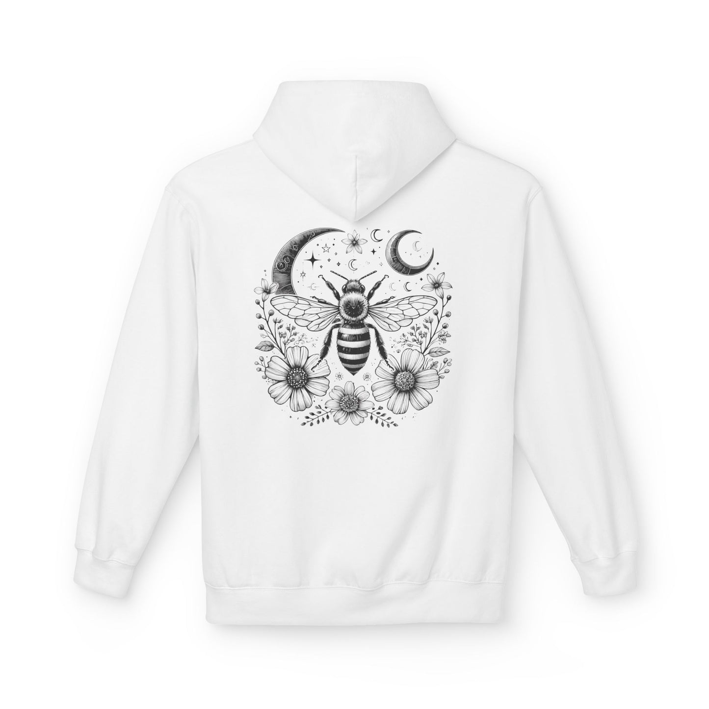 Bee-Inspired Fleece Hoodie Unisex