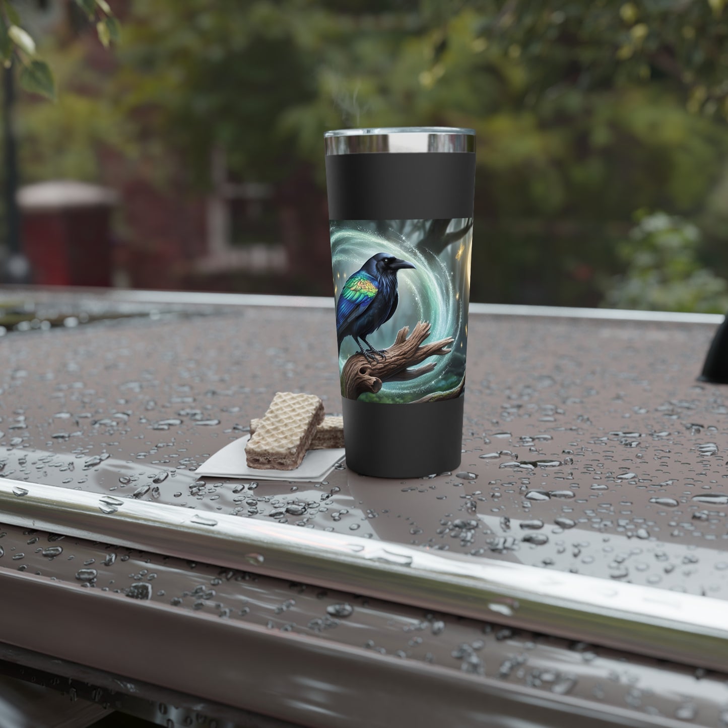 "The Messenger" Crow Tumbler | 22oz Vacuum Insulated Travel Mug