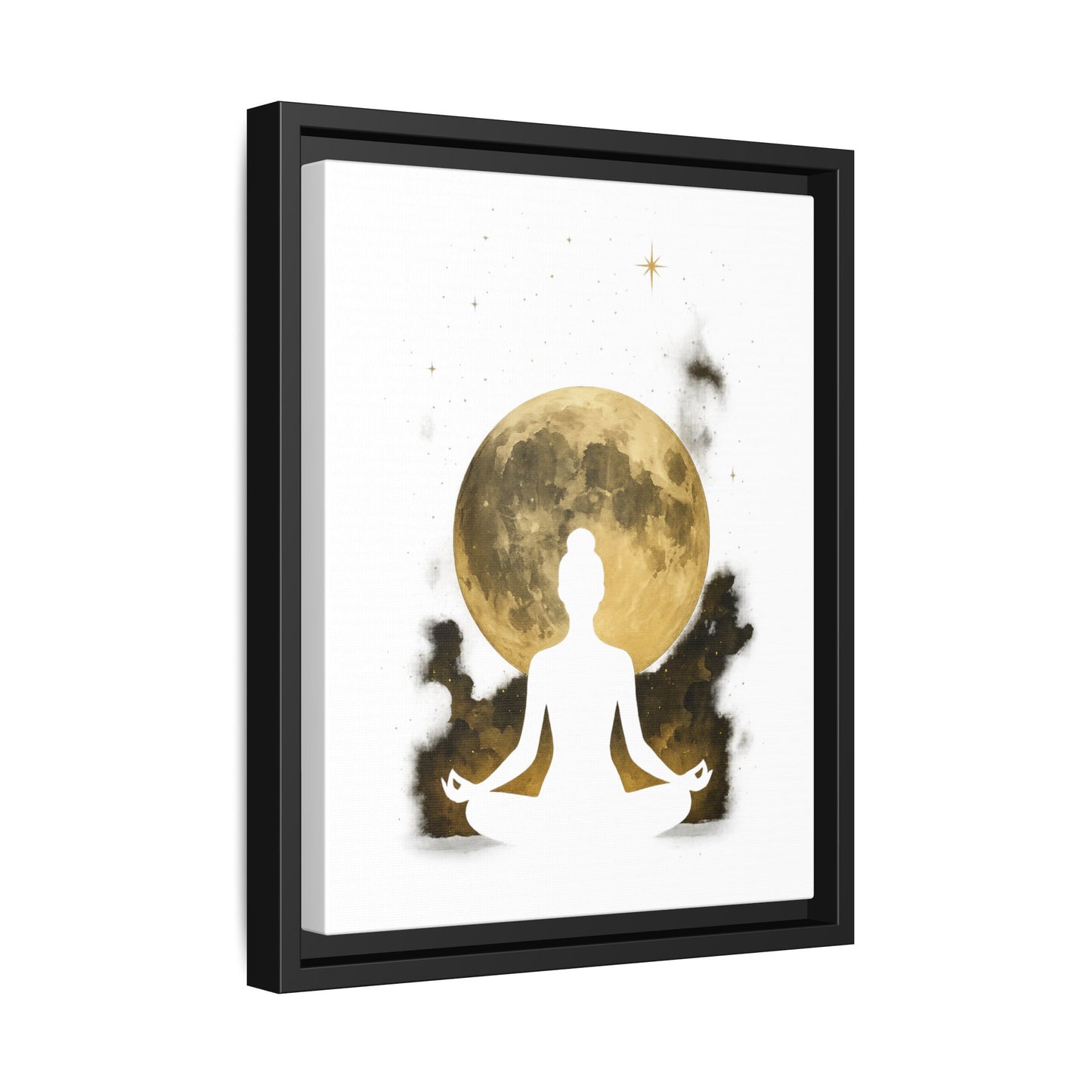 Meditative Moon Canvas Art 11x14
