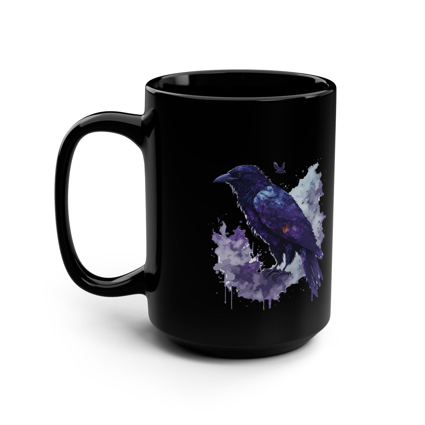 Artistic Raven Black Mug - 15oz