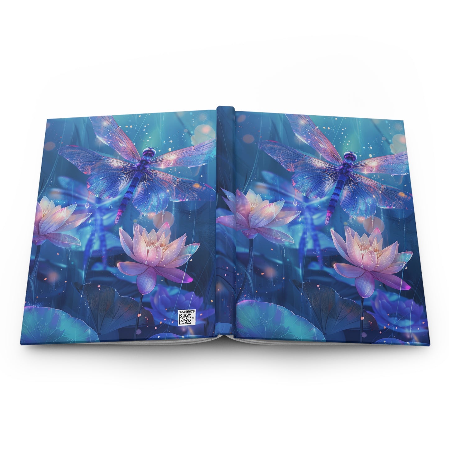 Whimsical Dragonfly Hardcover Journal