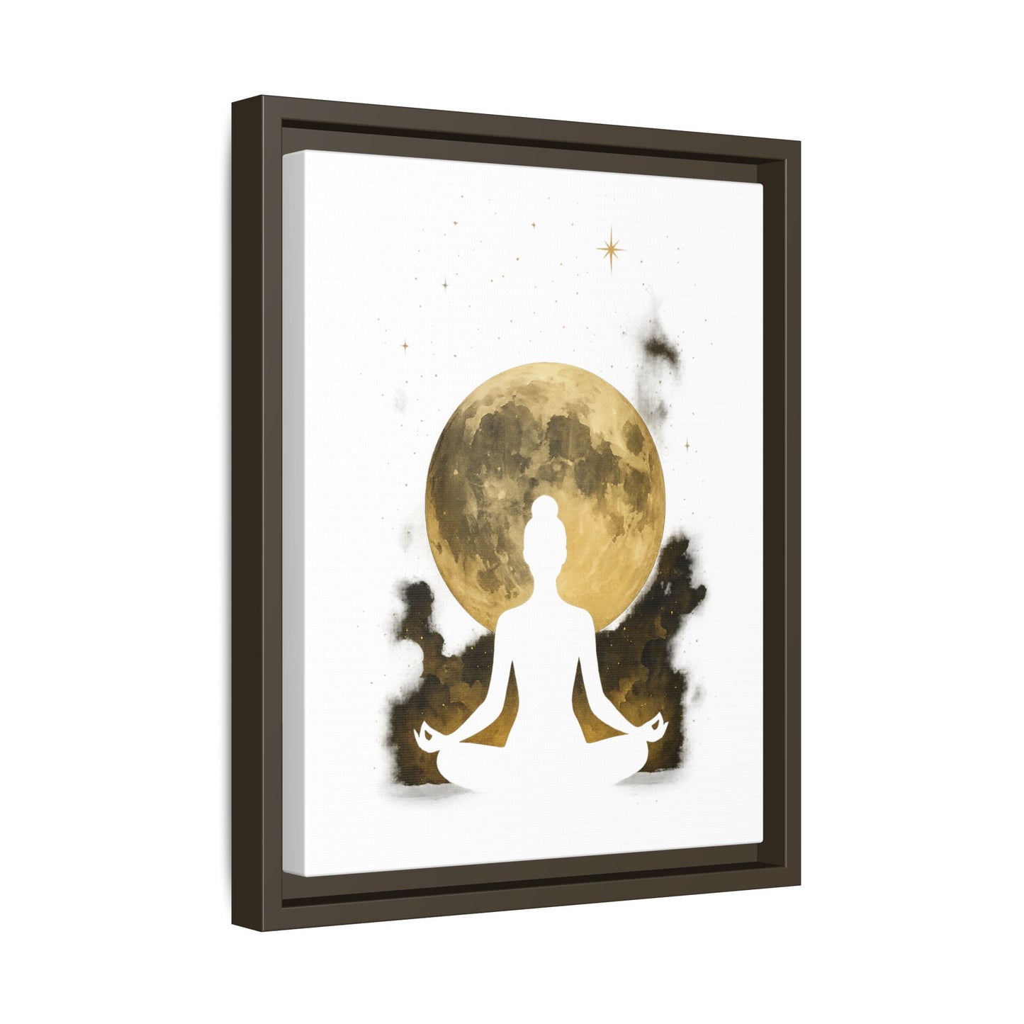 Meditative Moon Canvas Art 11x14