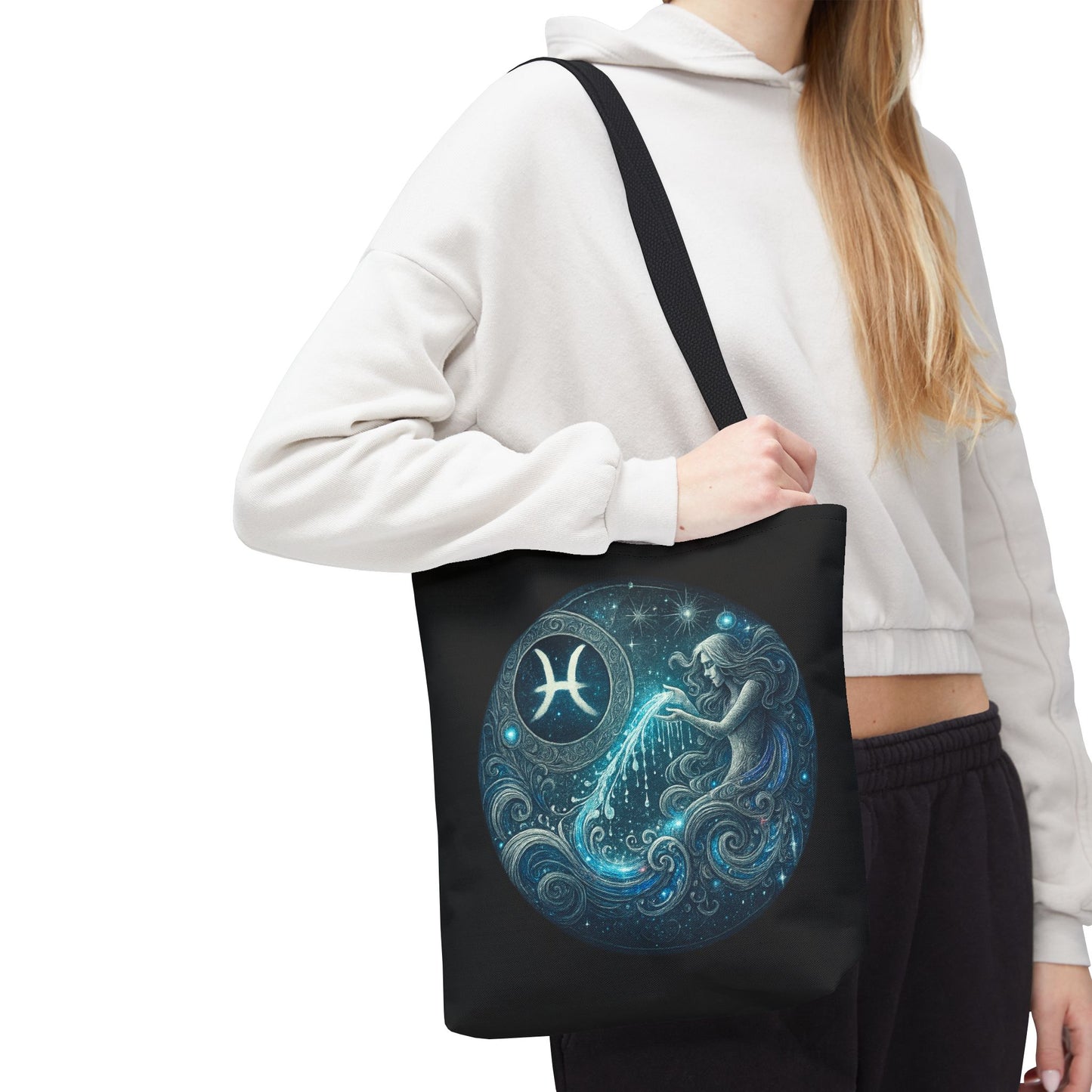 Aquarius Zodiac Tote Bag