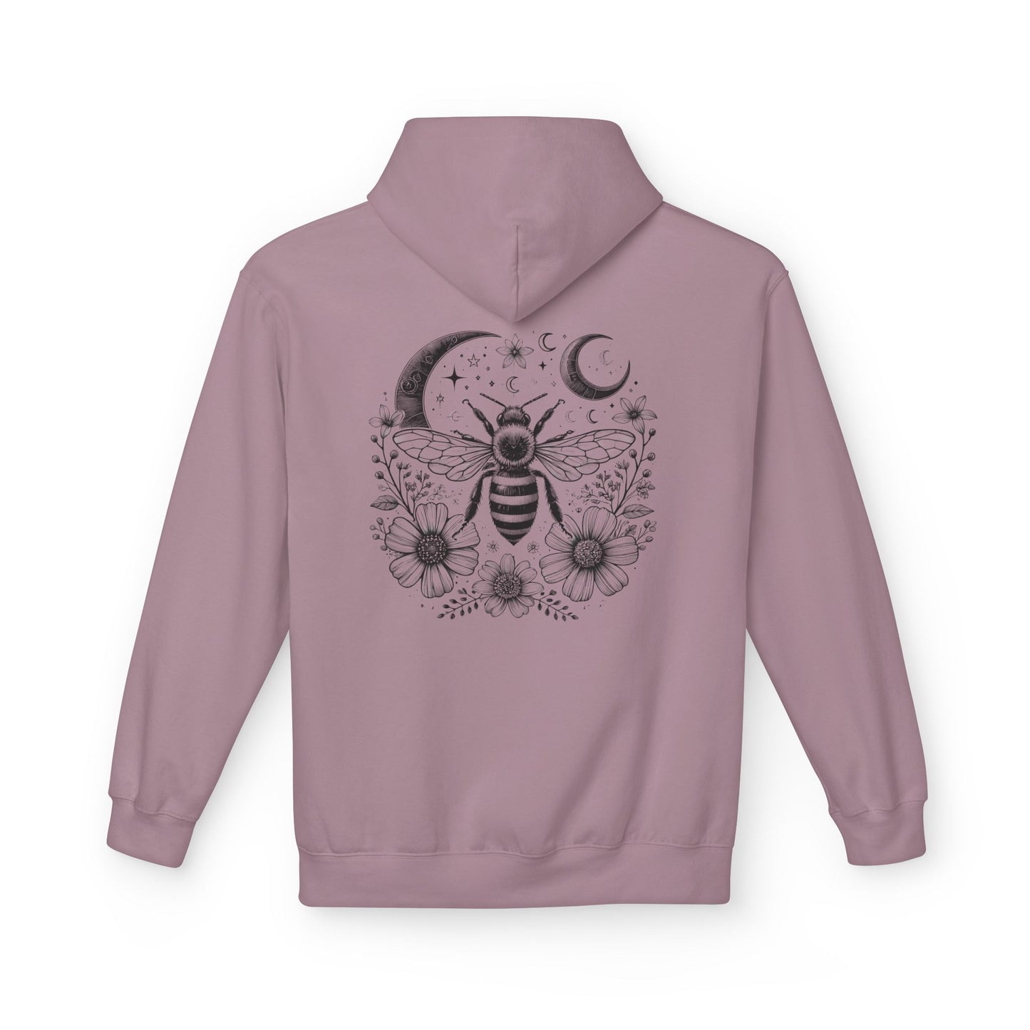 Bee-Inspired Fleece Hoodie Unisex