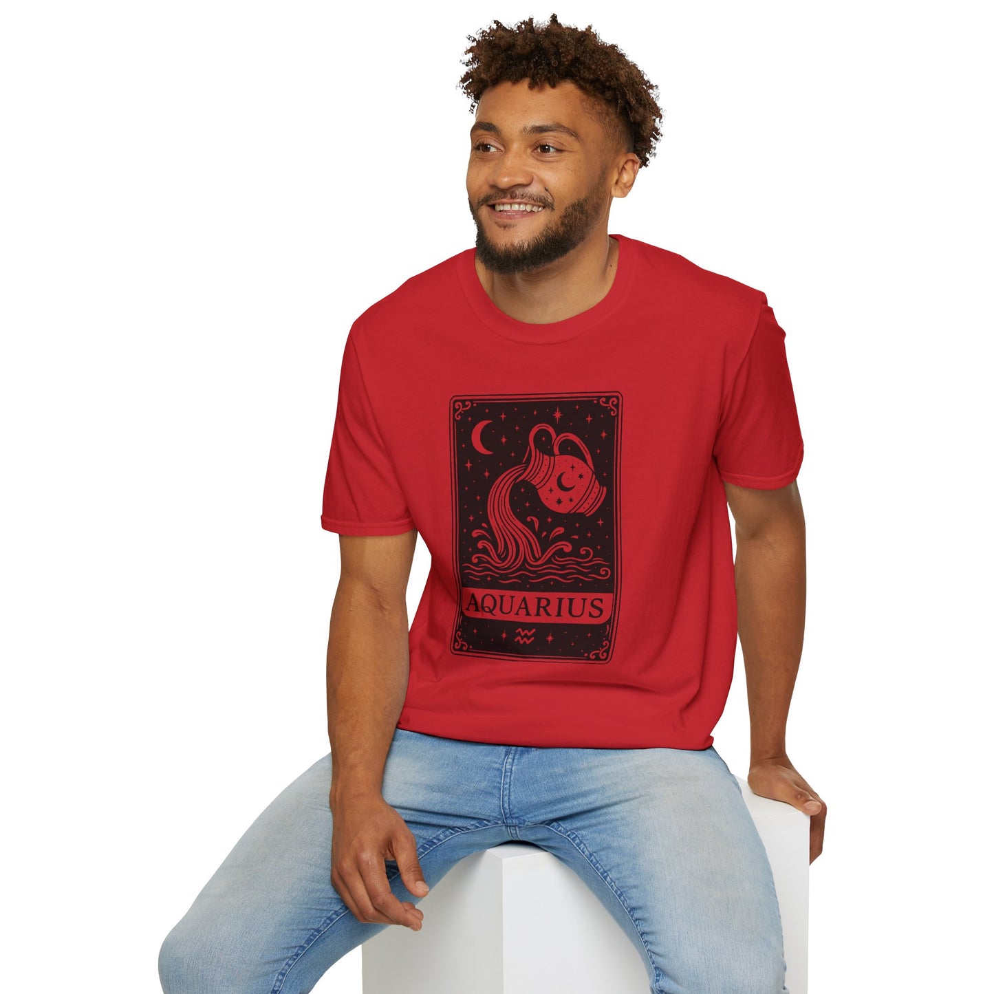 Aquarius Zodiac Softstyle T-Shirt Unisex
