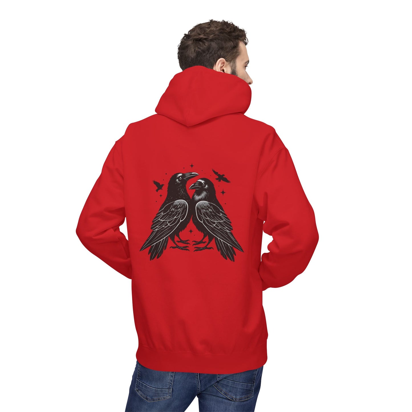 Raven Love Unisex Fleece Pullover