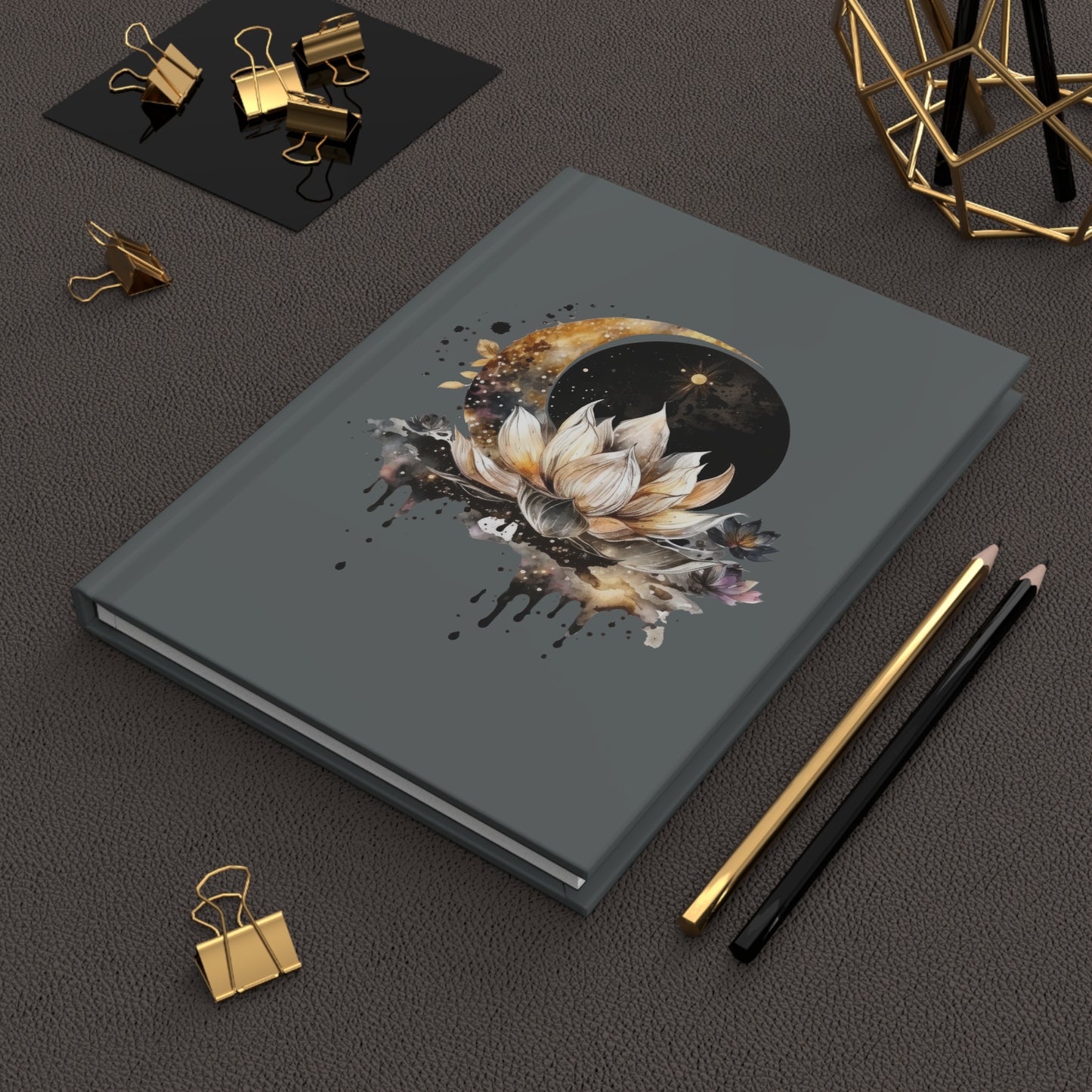 Lotus Moon Hardcover Journal