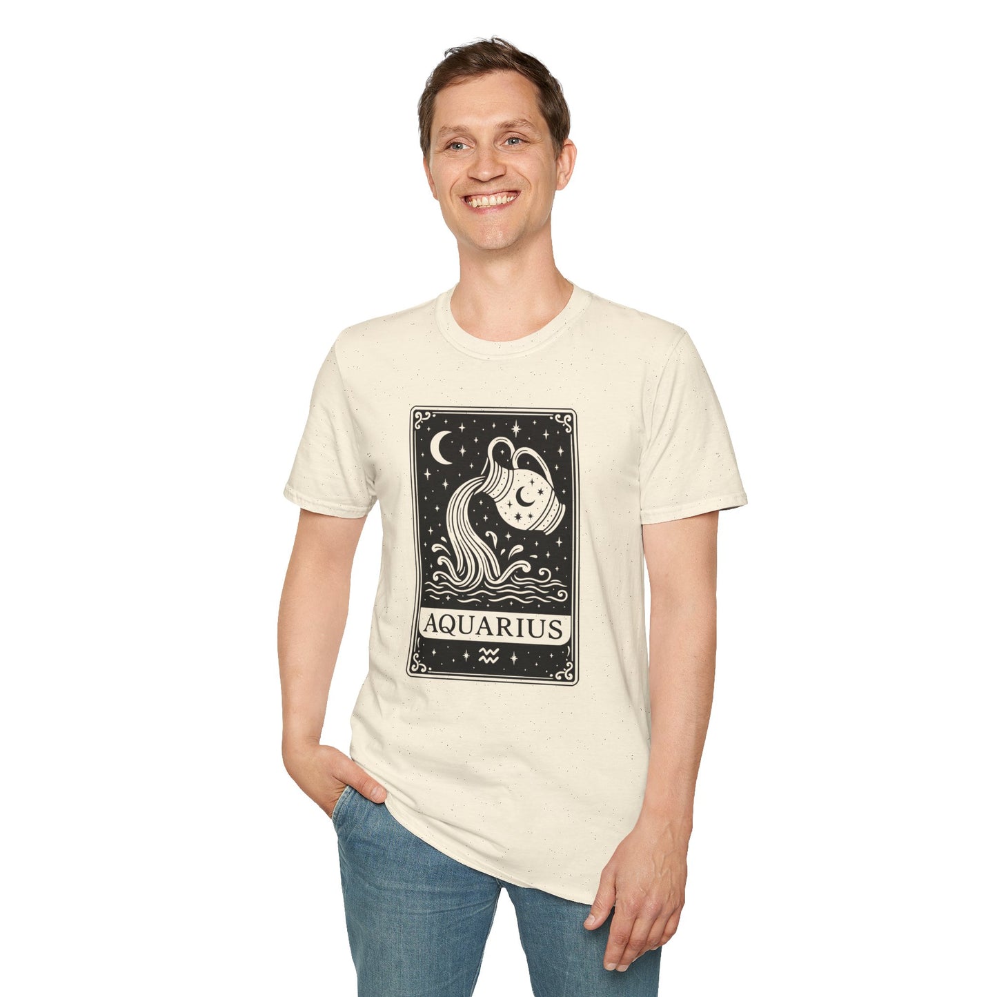 Aquarius Zodiac Softstyle T-Shirt Unisex
