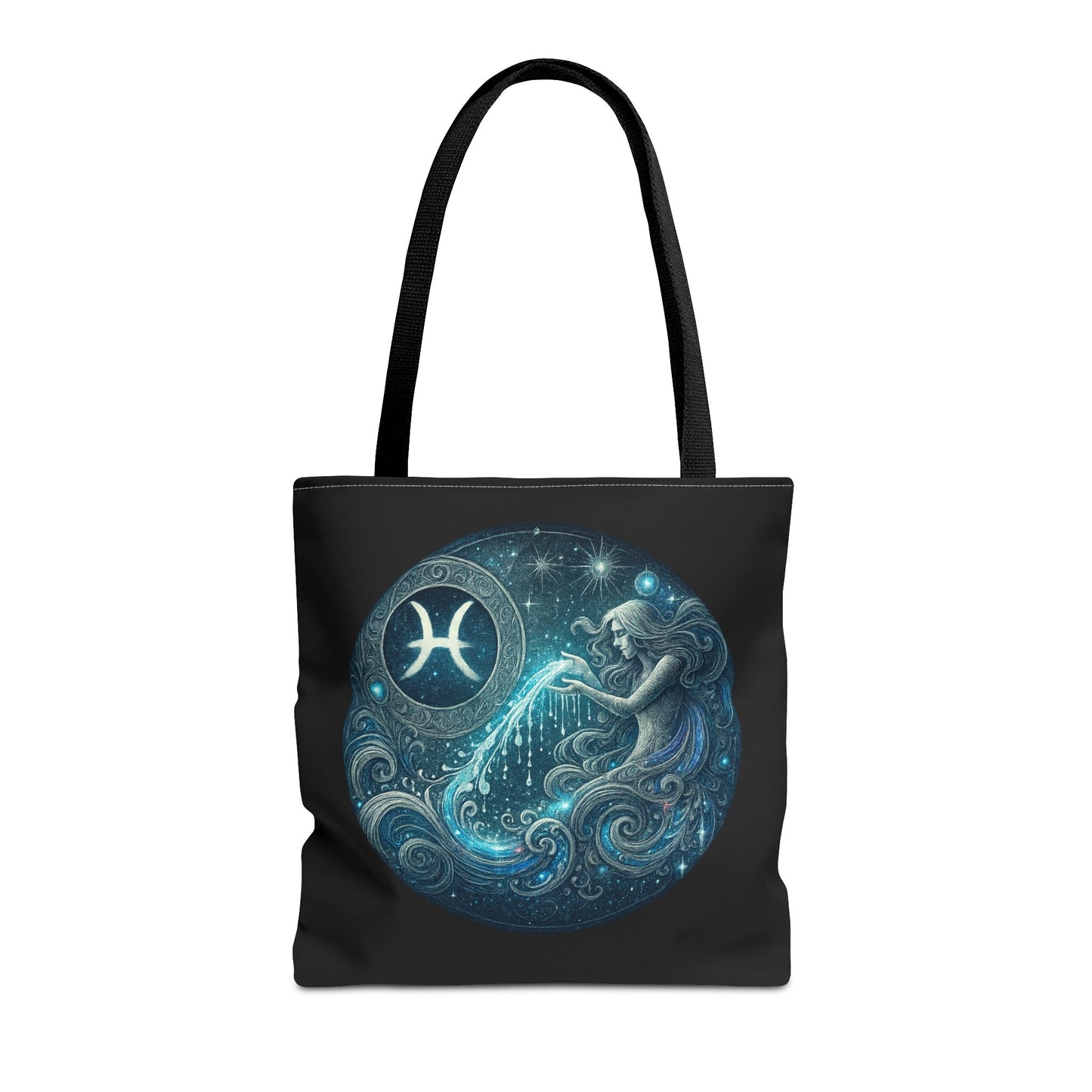 Aquarius Zodiac Tote Bag