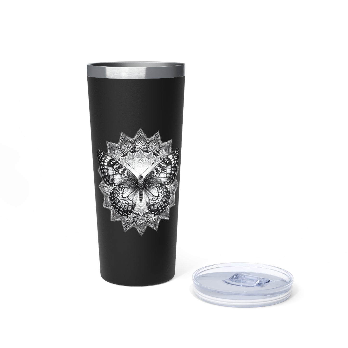 Elegant Butterfly Copper Vacuum Insulated Tumbler