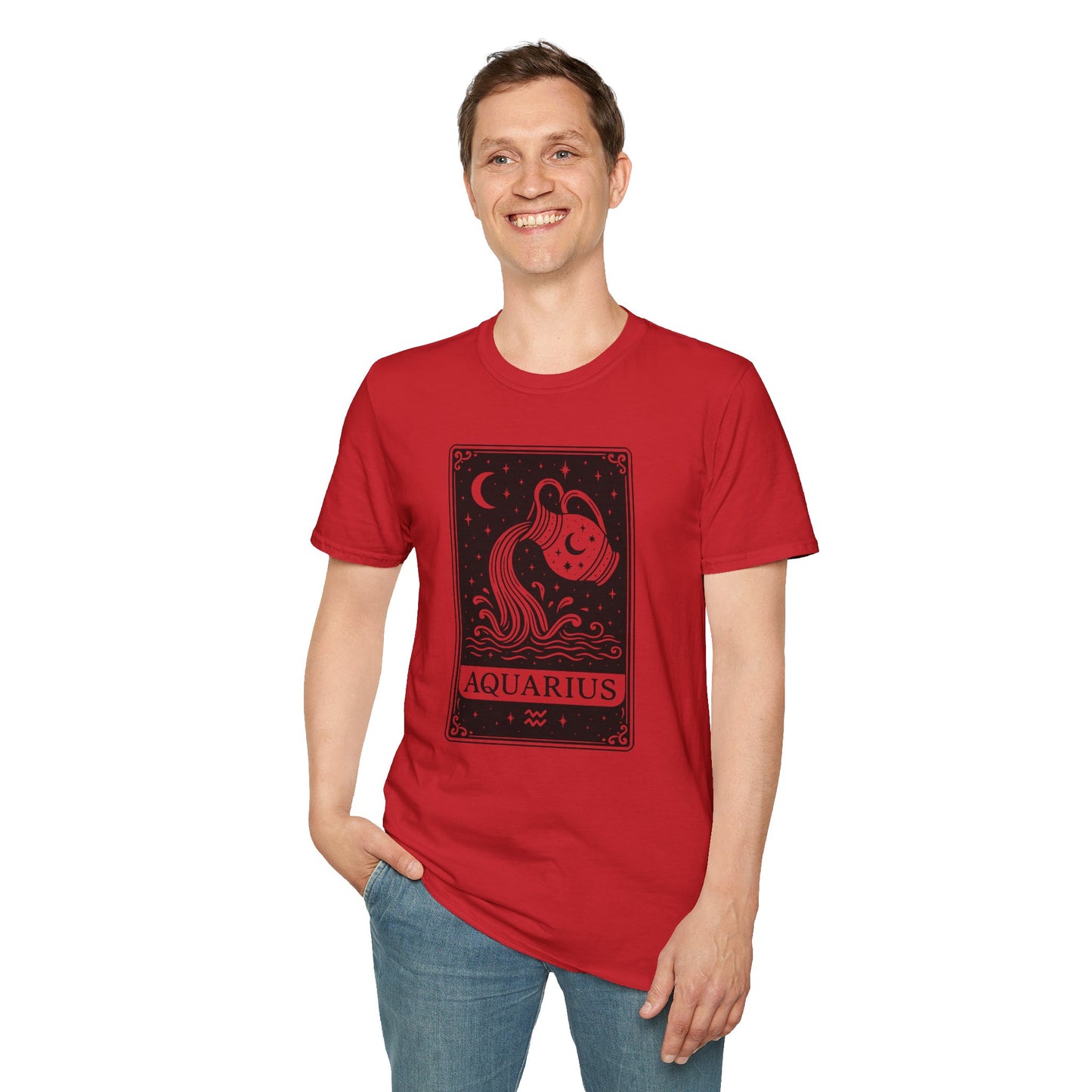 Aquarius Zodiac Softstyle T-Shirt Unisex