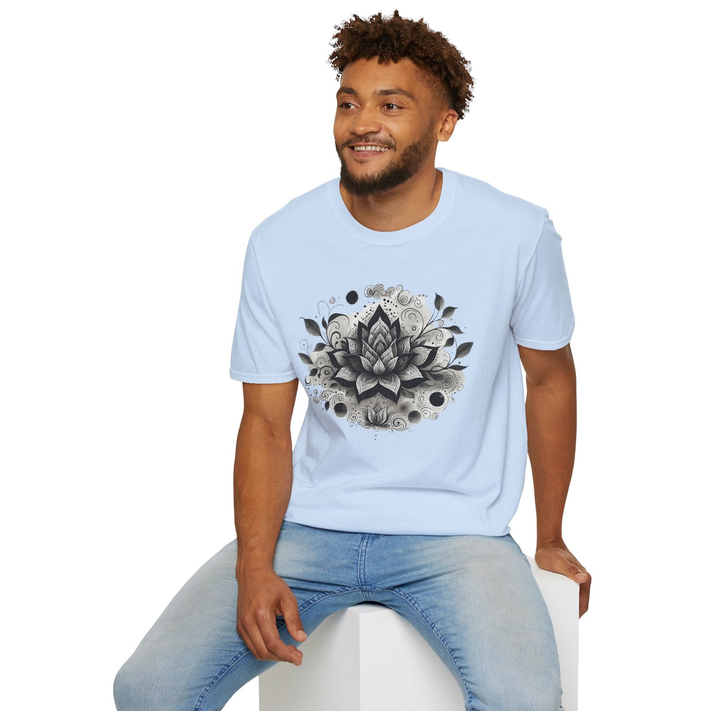 Lotus Flower Unisex Softstyle T-Shirt