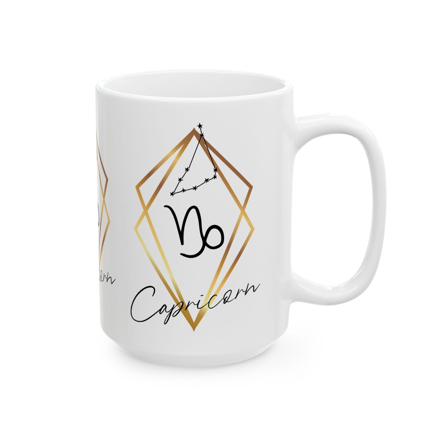 Capricorn Constellation Ceramic Coffee Cup 15oz