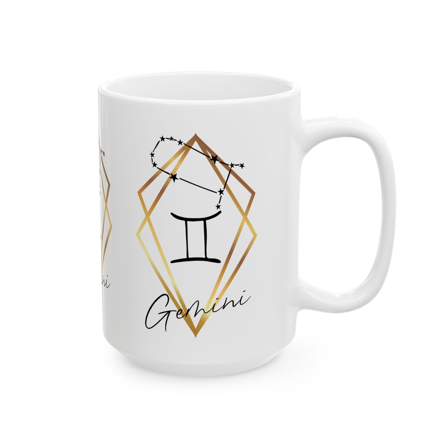 Gemini Constellation Ceramic Coffee Cup 15oz