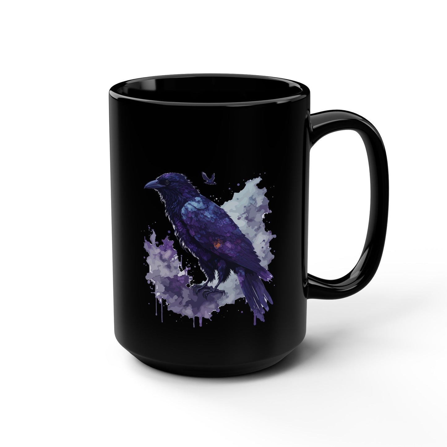 Artistic Raven Black Mug - 15oz