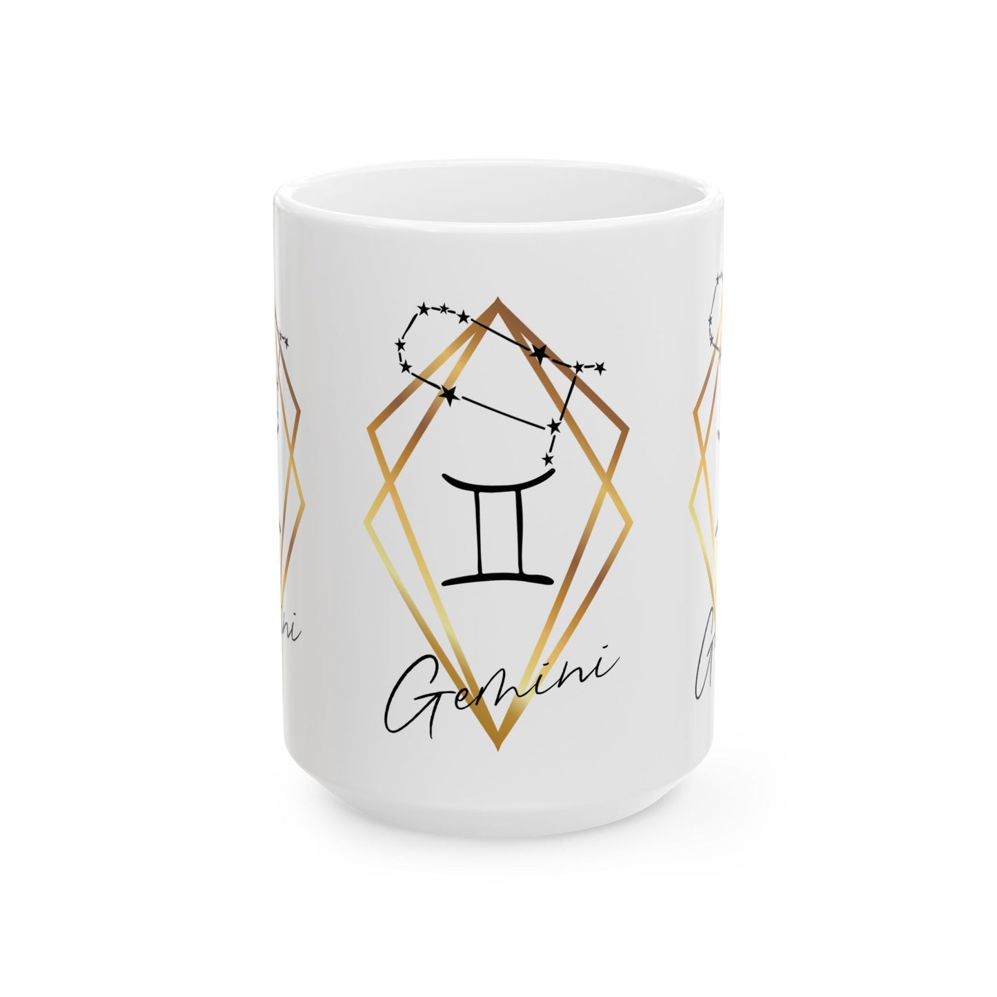 Gemini Constellation Ceramic Coffee Cup 15oz