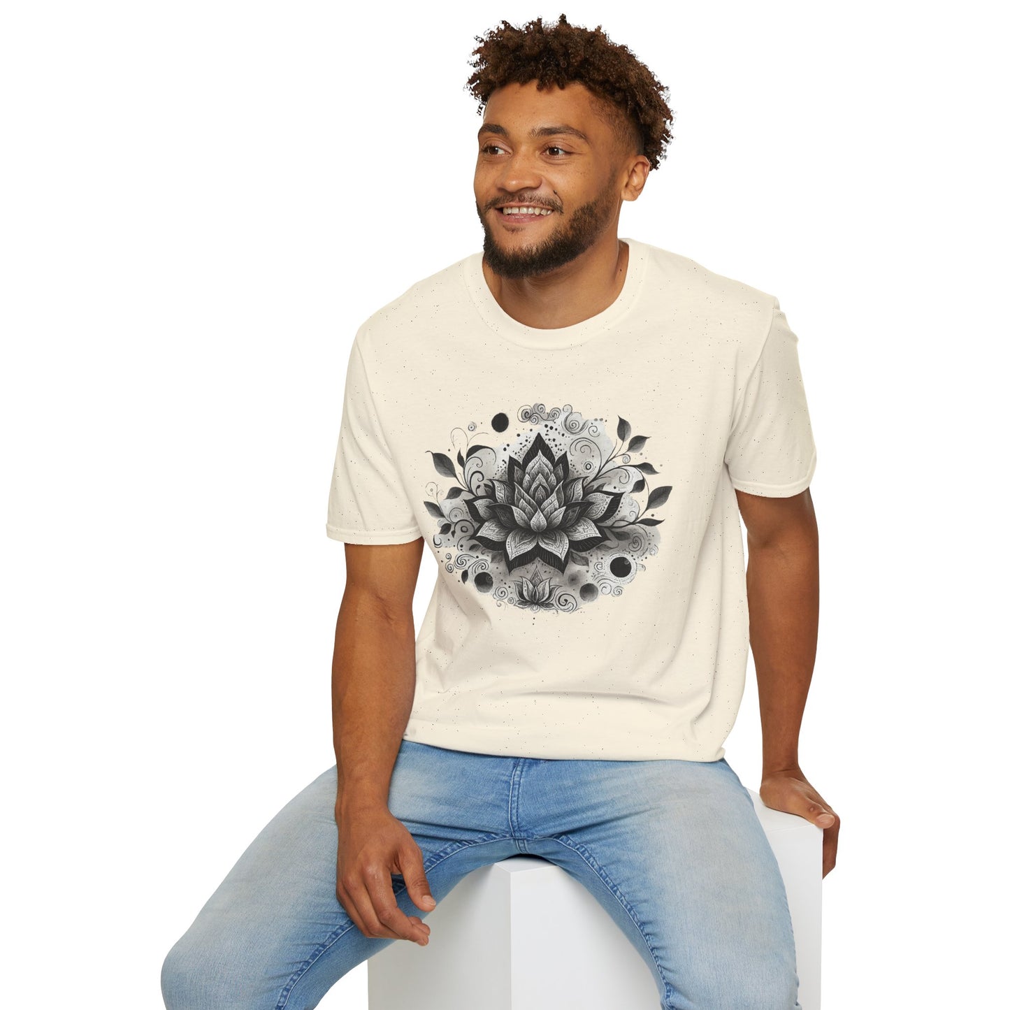 Lotus Flower Unisex Softstyle T-Shirt