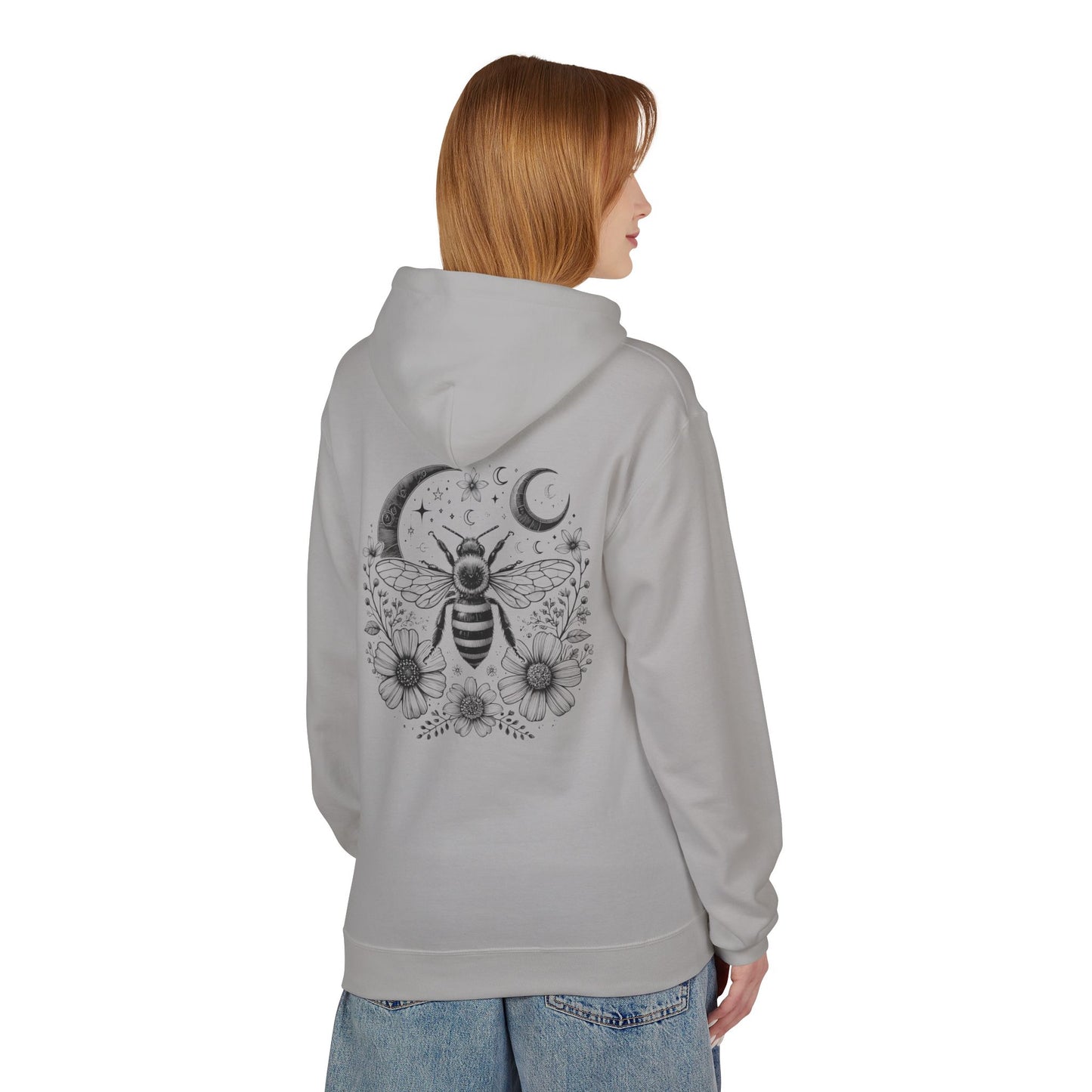 Bee-Inspired Fleece Hoodie Unisex