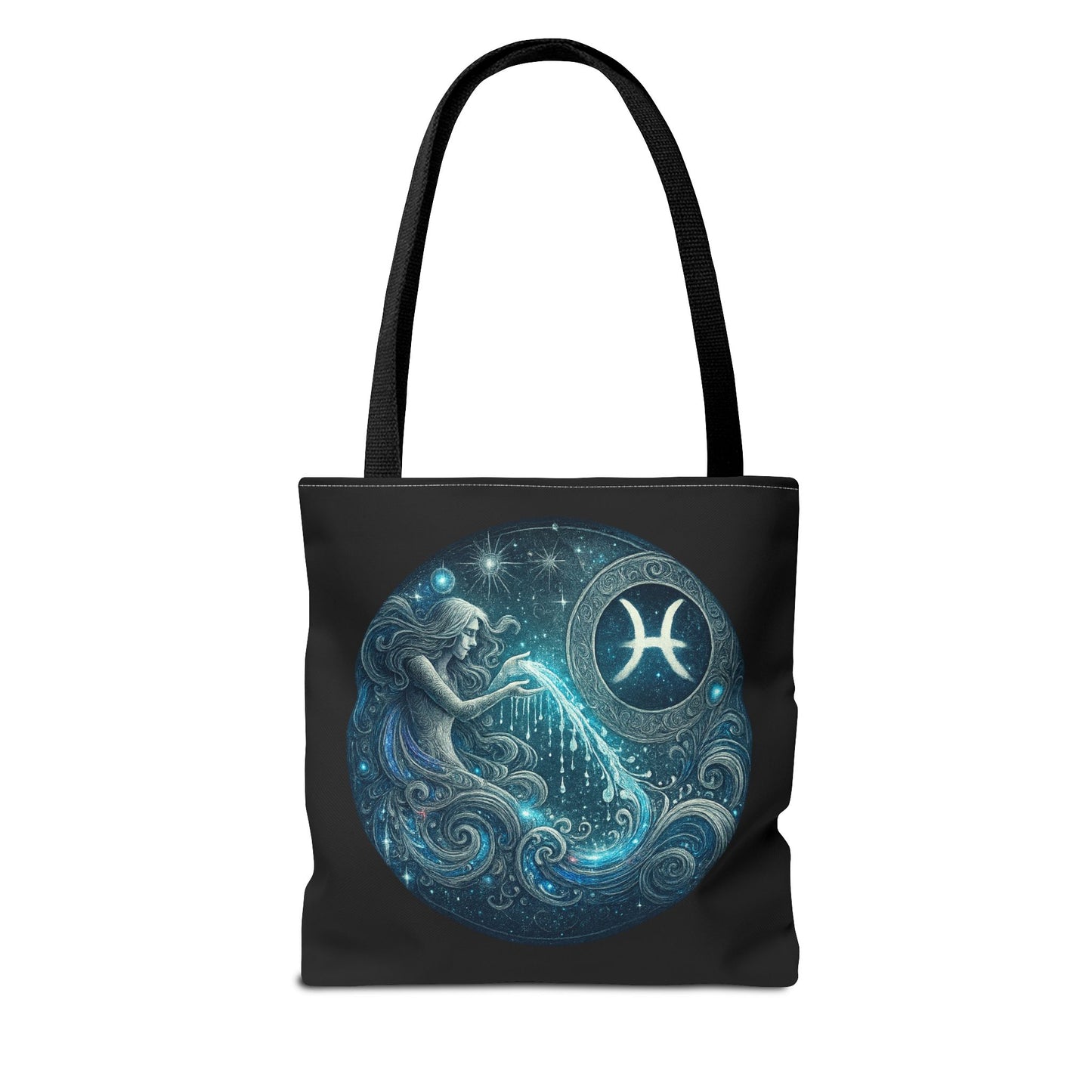 Aquarius Zodiac Tote Bag