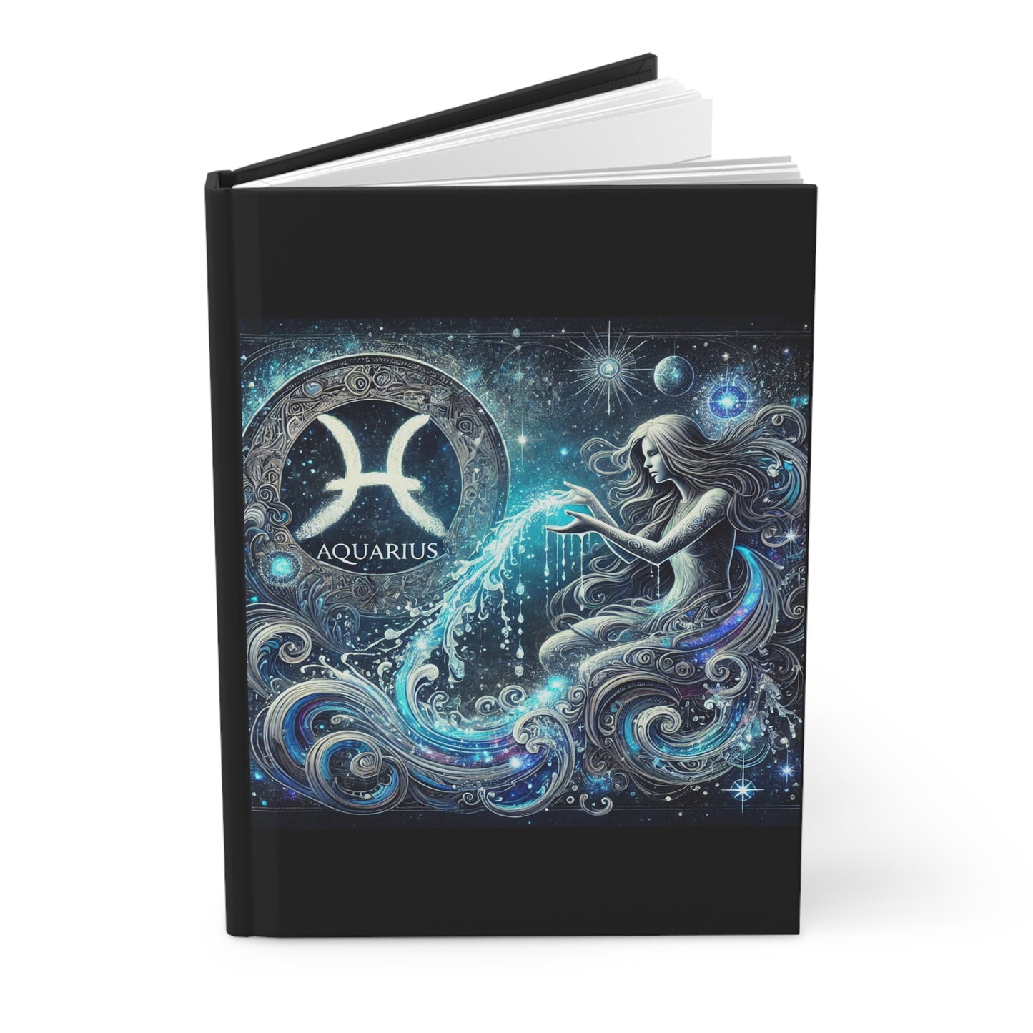 Aquarius Hardcover Journal