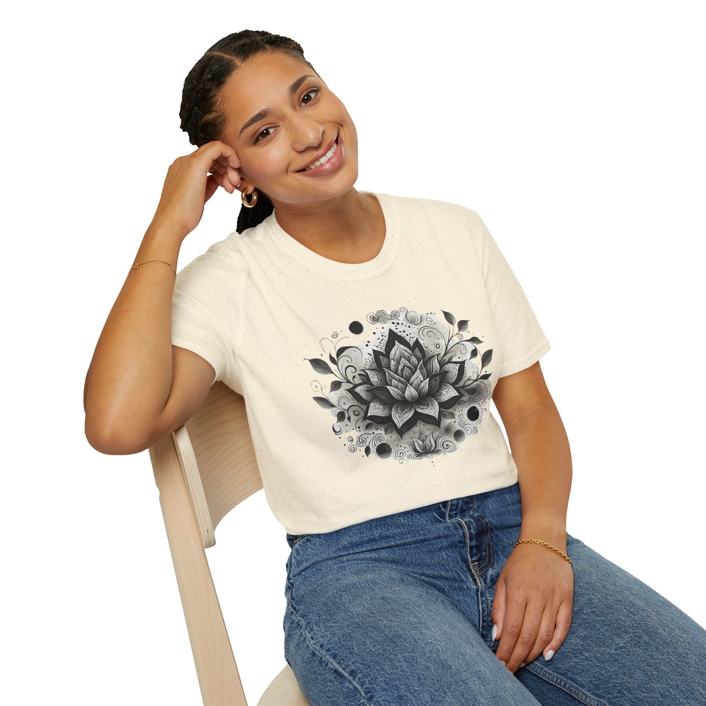 Lotus Flower Unisex Softstyle T-Shirt