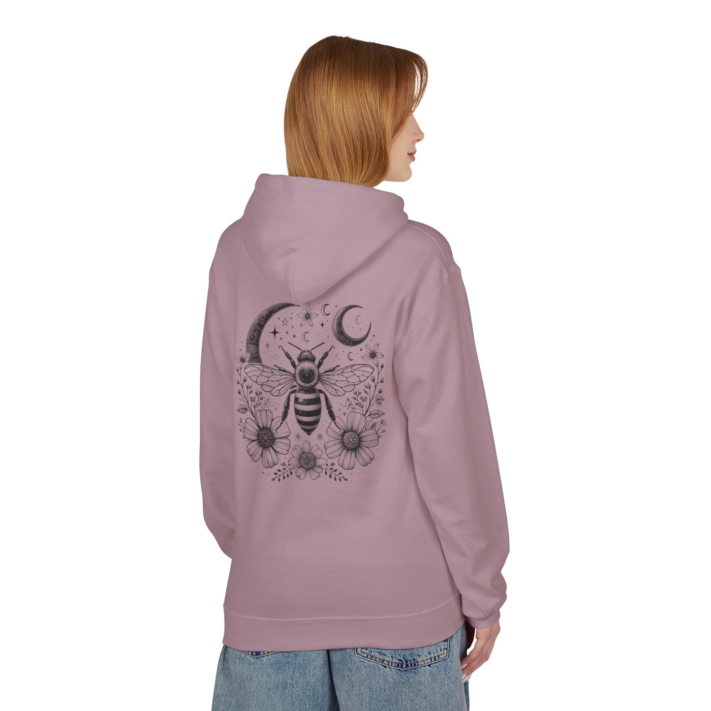 Bee-Inspired Fleece Hoodie Unisex