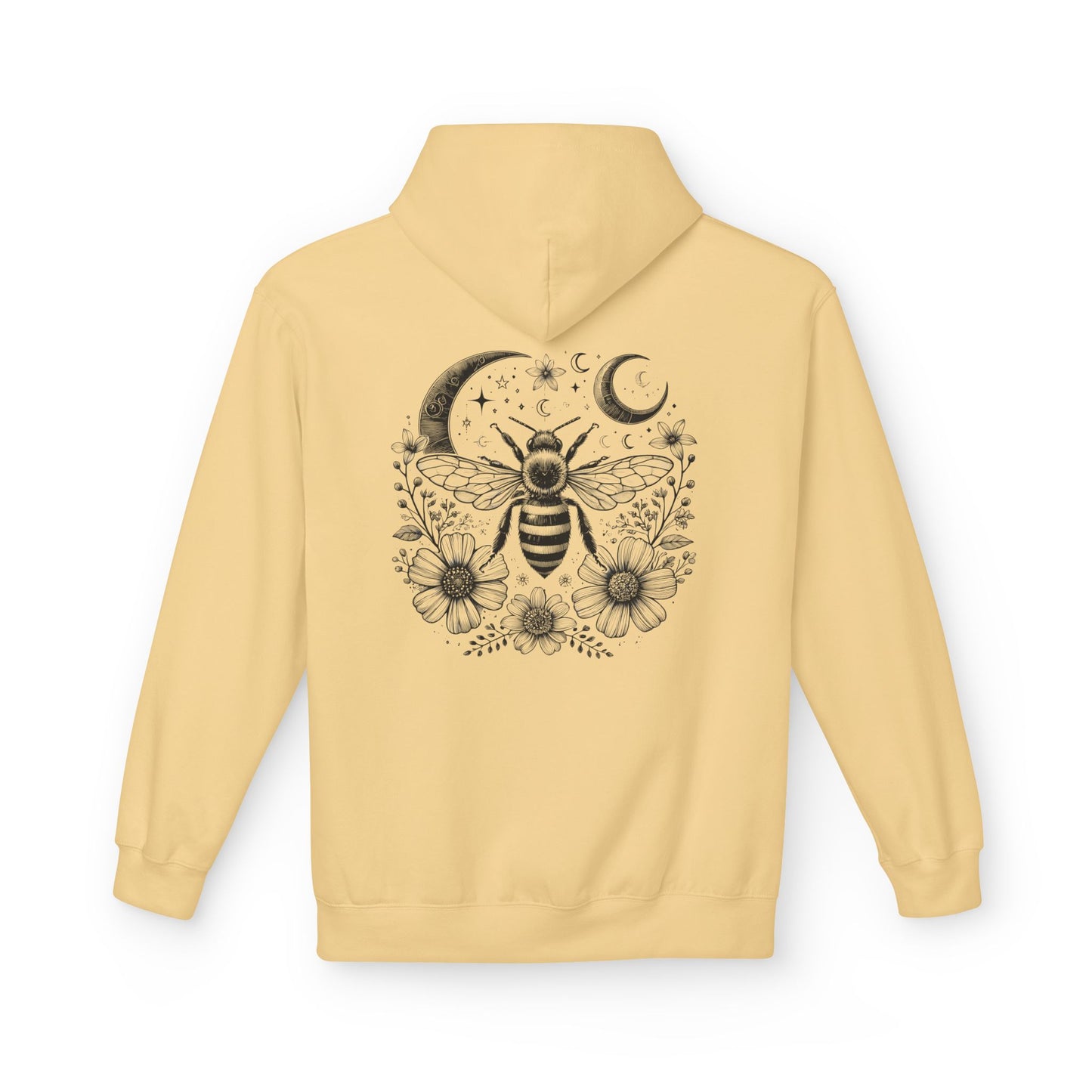 Bee-Inspired Fleece Hoodie Unisex