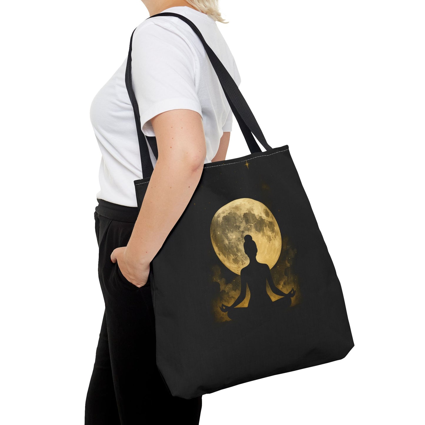 Moonlit Meditation Tote Bag