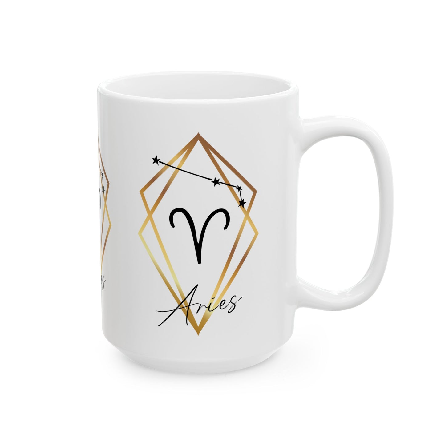 Aries Constellation Ceramic Coffee Cup 15oz