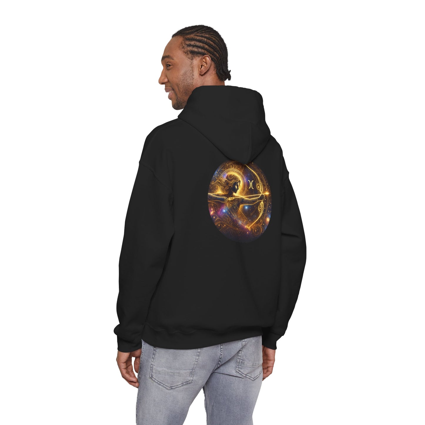 Sagittarius Zodiac Unisex Fleece Hoodie