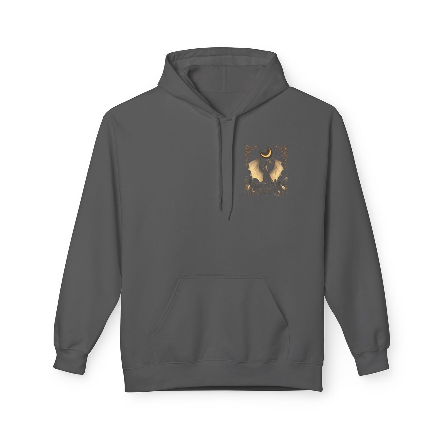 Magical Dragon & Moon Fleece Unisex Pullover