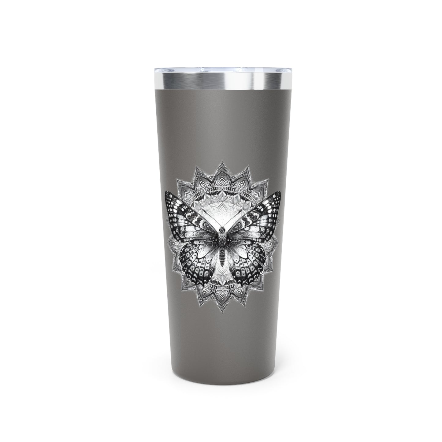 Elegant Butterfly Copper Vacuum Insulated Tumbler