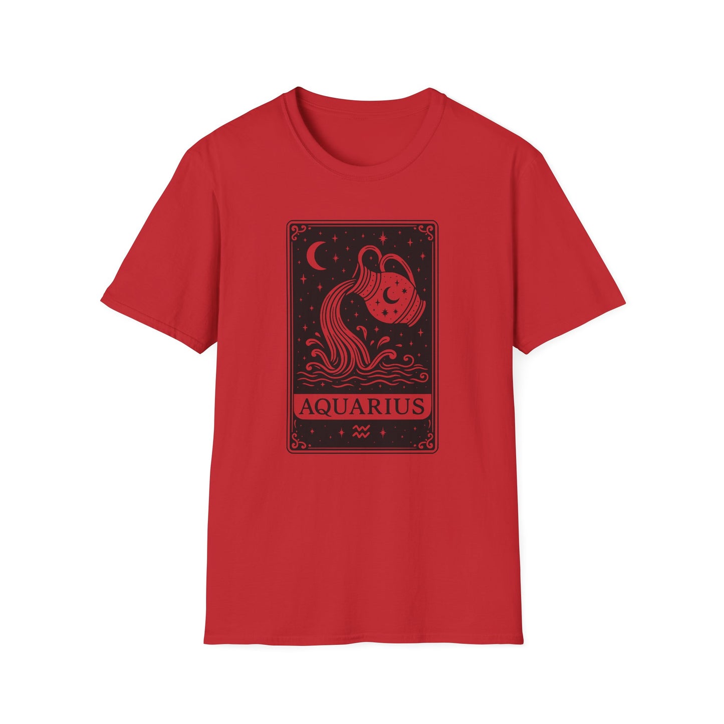Aquarius Zodiac Softstyle T-Shirt Unisex
