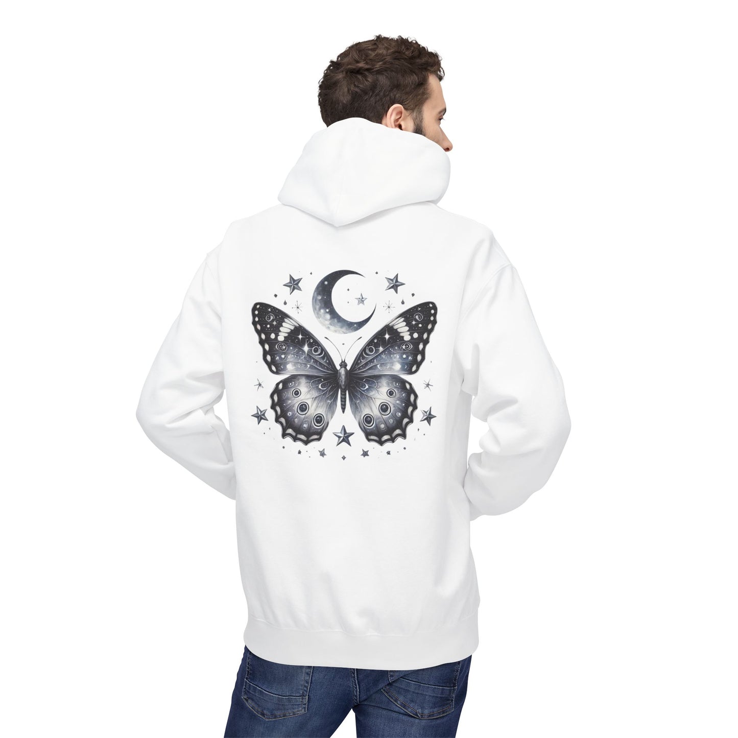 Butterfly Moon Unisex Hoodie Softstyle