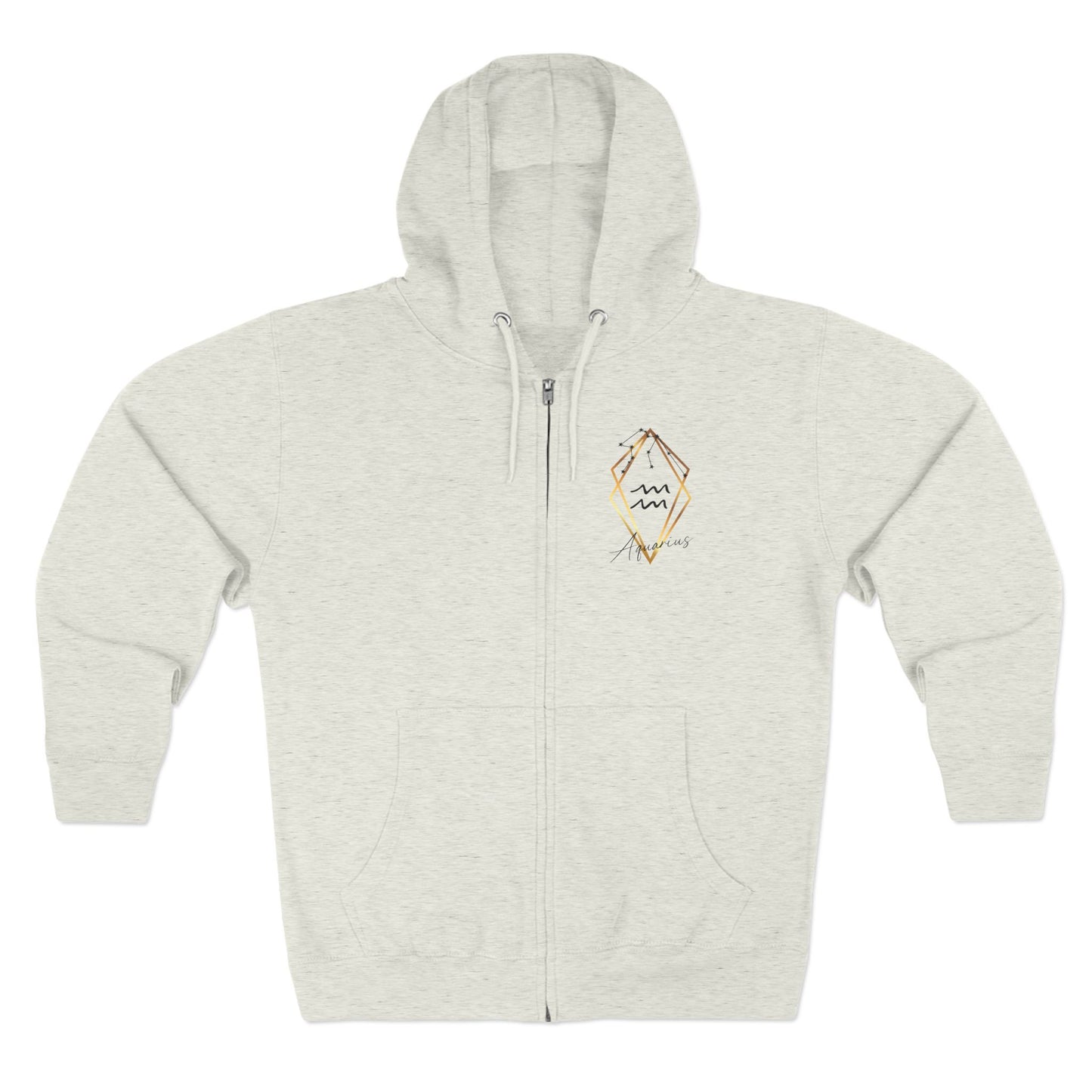Aquarius Unisex Zip Hoodie