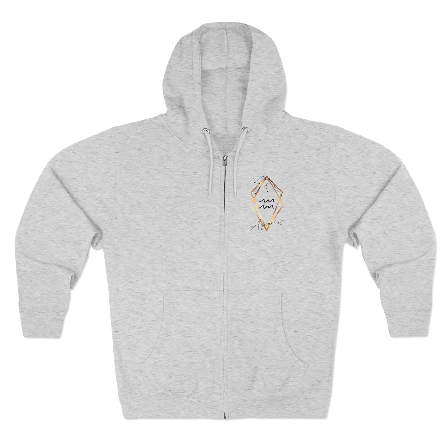 Aquarius Unisex Zip Hoodie