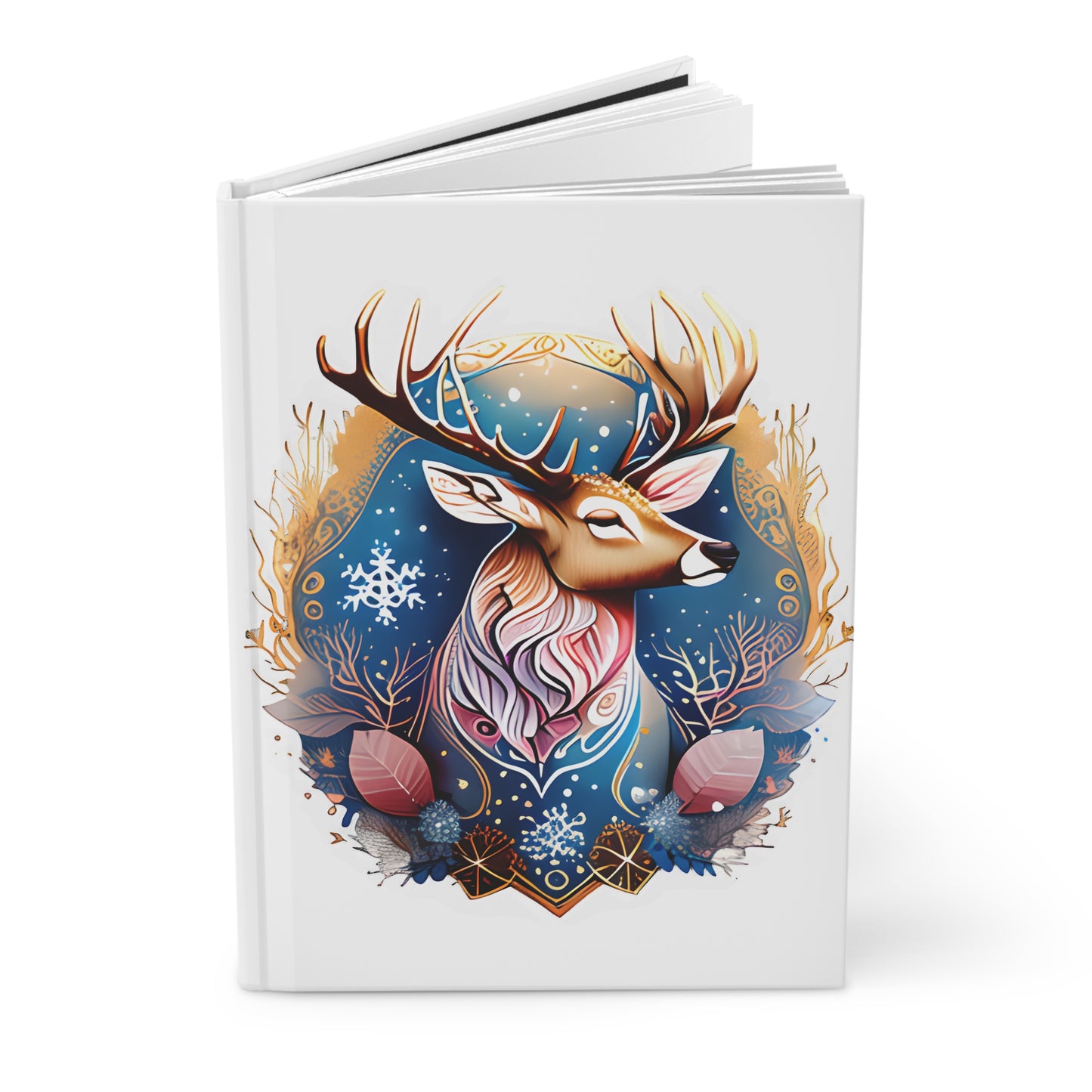 Elegant Deer Design Hardcover Journal