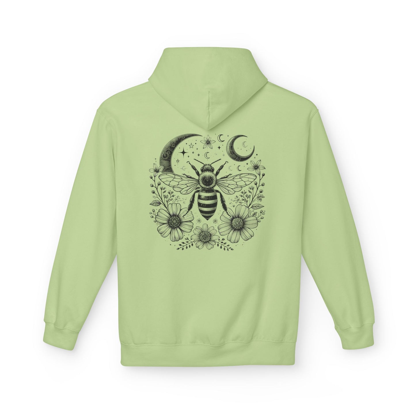 Bee-Inspired Fleece Hoodie Unisex