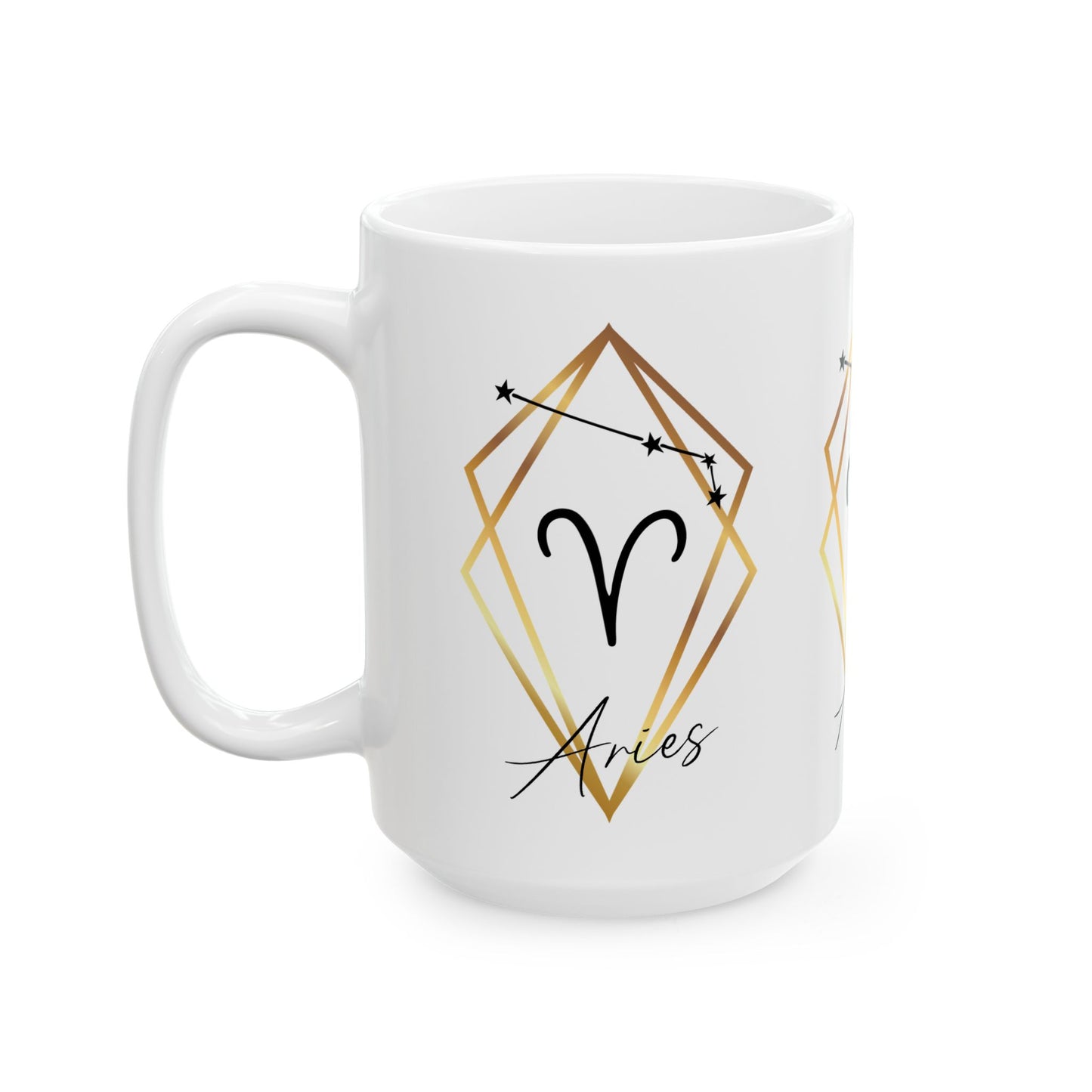 Aries Constellation Ceramic Coffee Cup 15oz