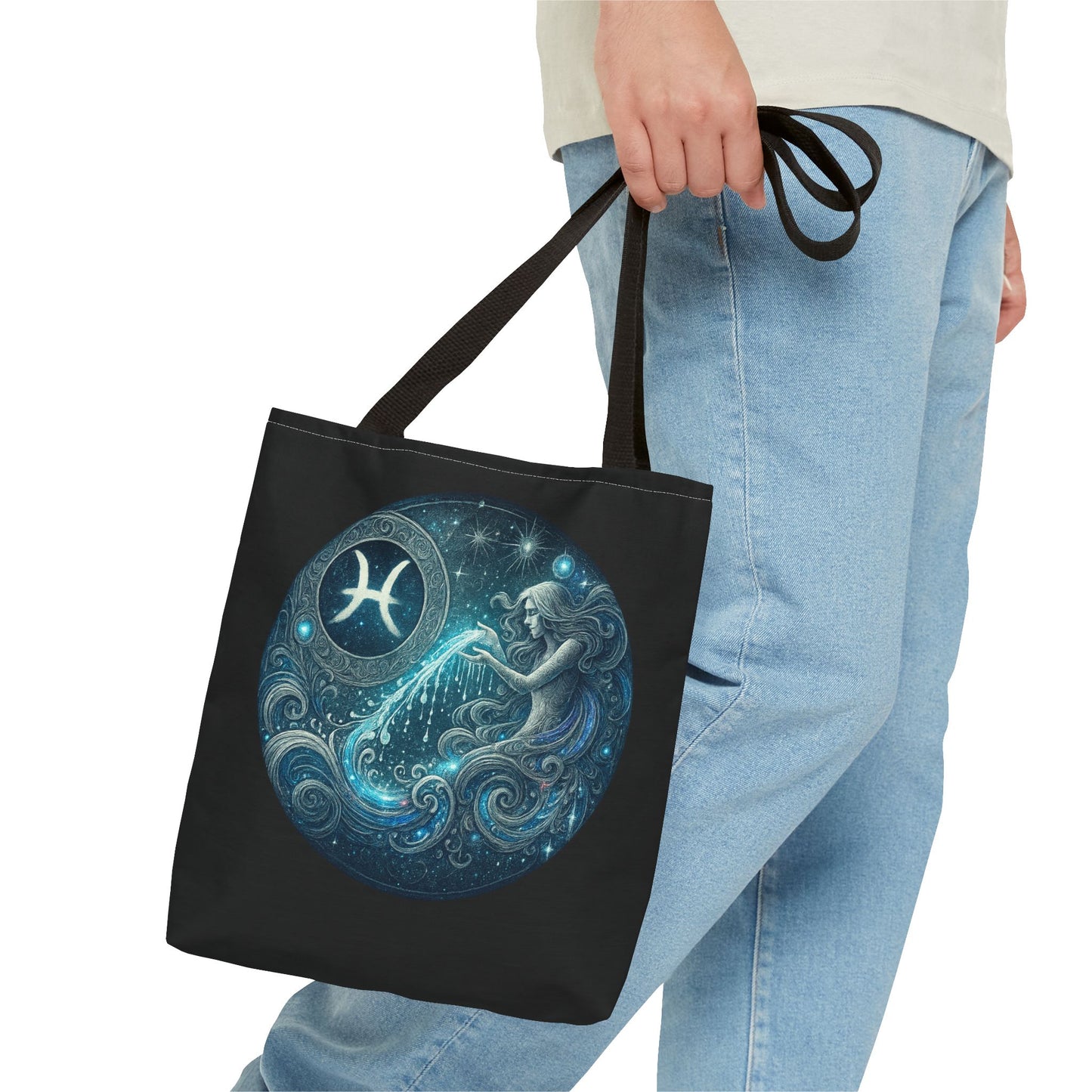 Aquarius Zodiac Tote Bag