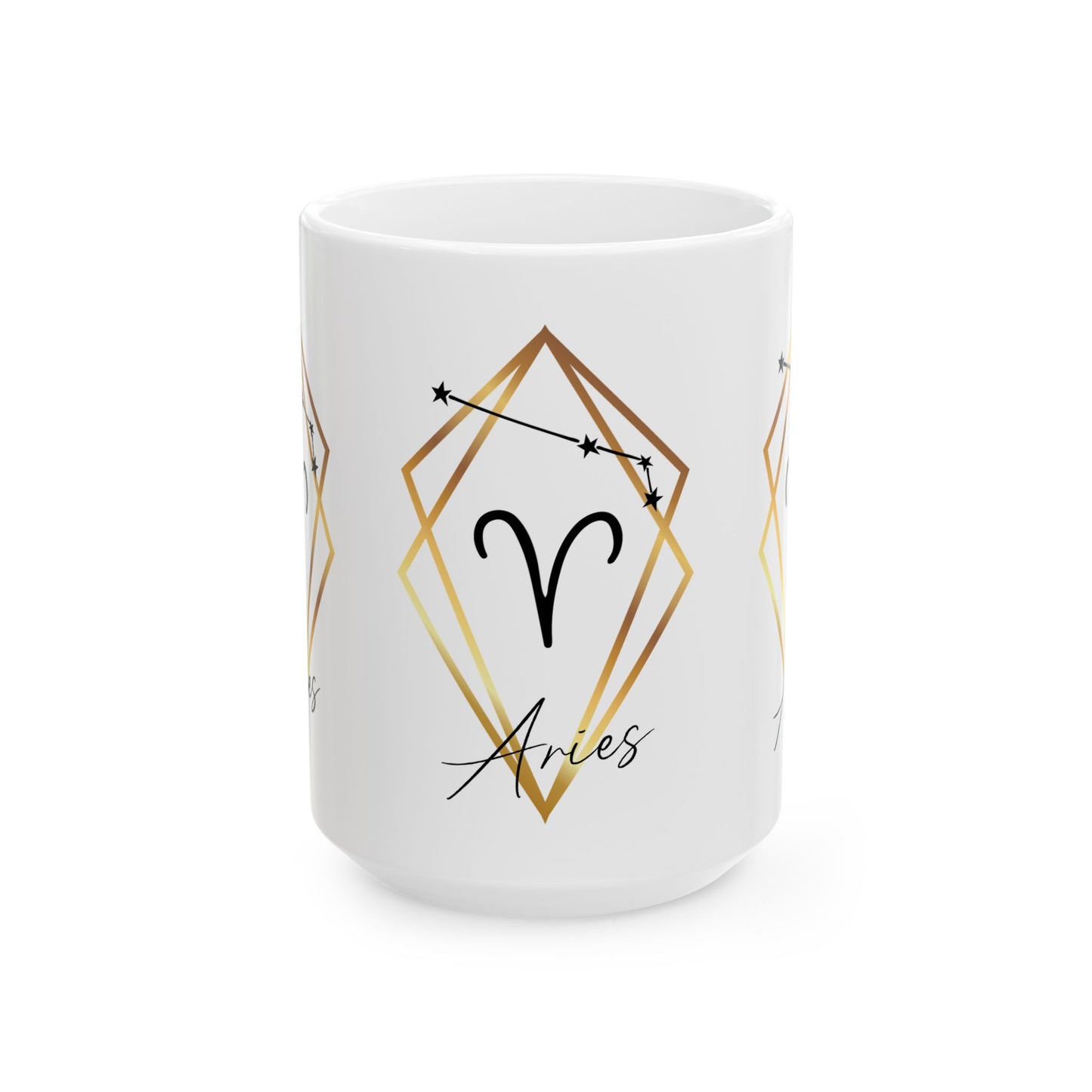 Aries Constellation Ceramic Coffee Cup 15oz