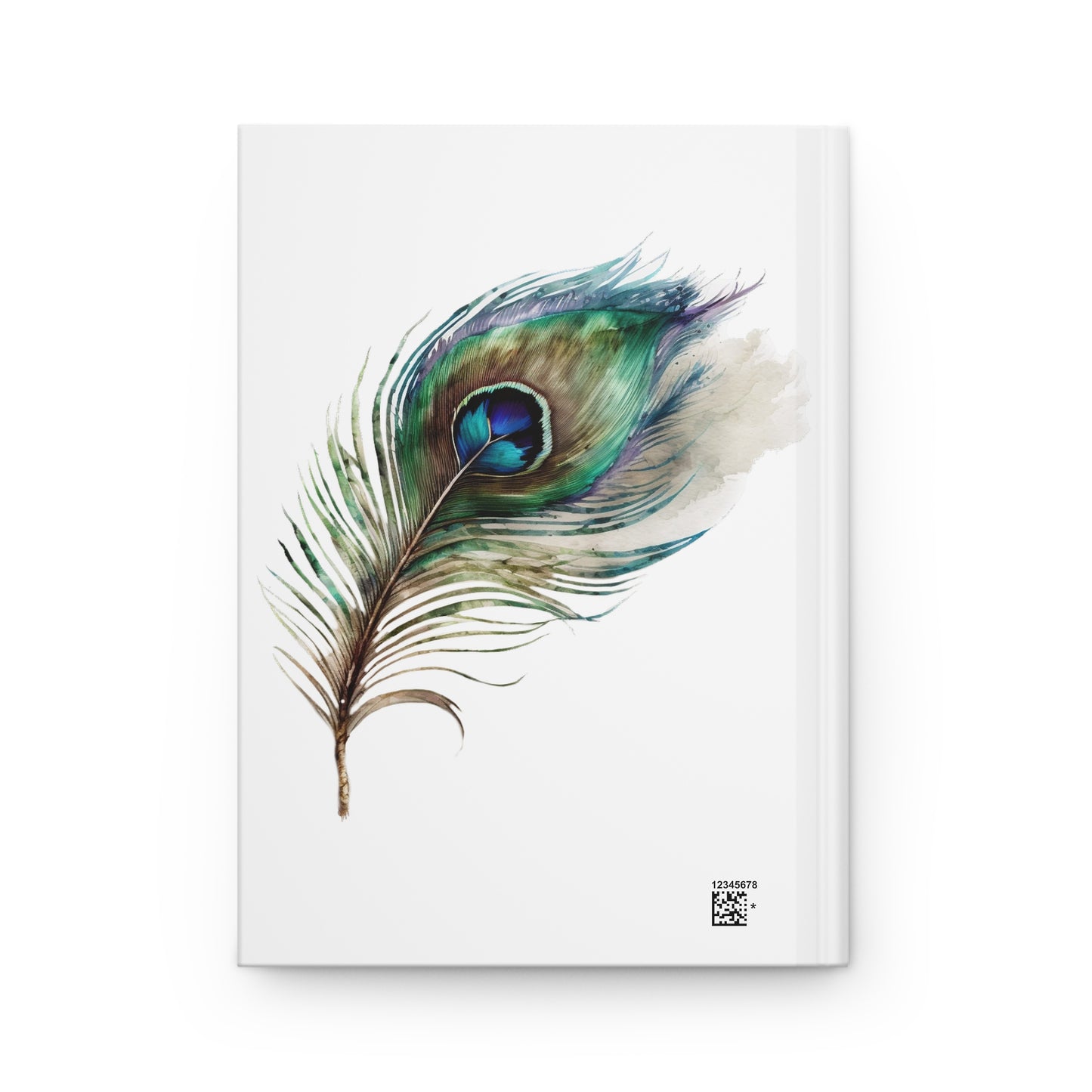 Elegant Peacock Hardcover Journal