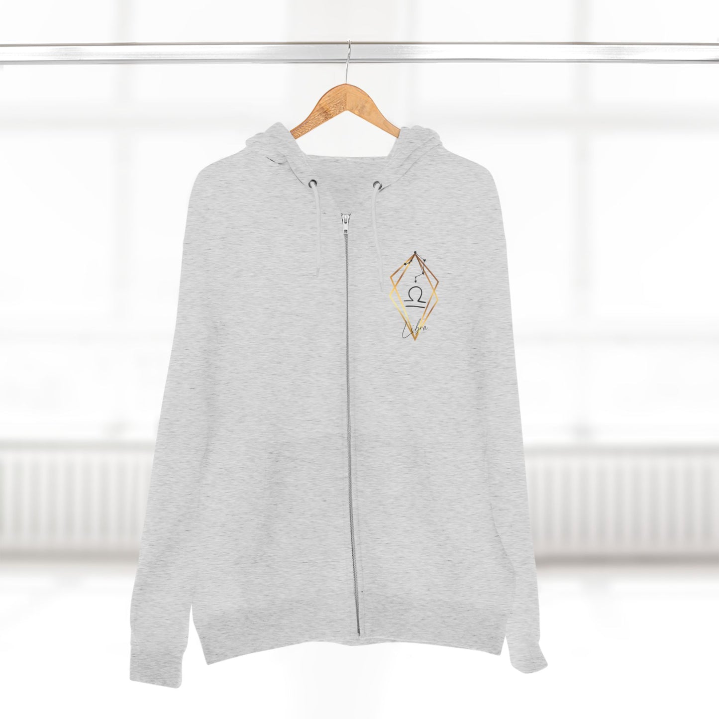 Libra Unisex Zip Hoodie