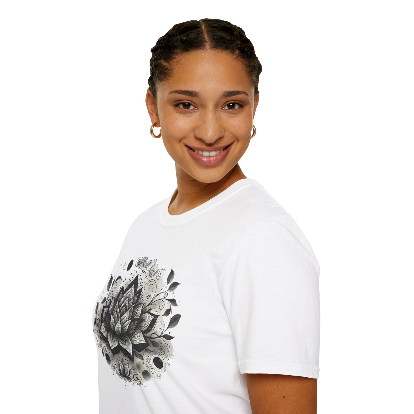 Lotus Flower Unisex Softstyle T-Shirt