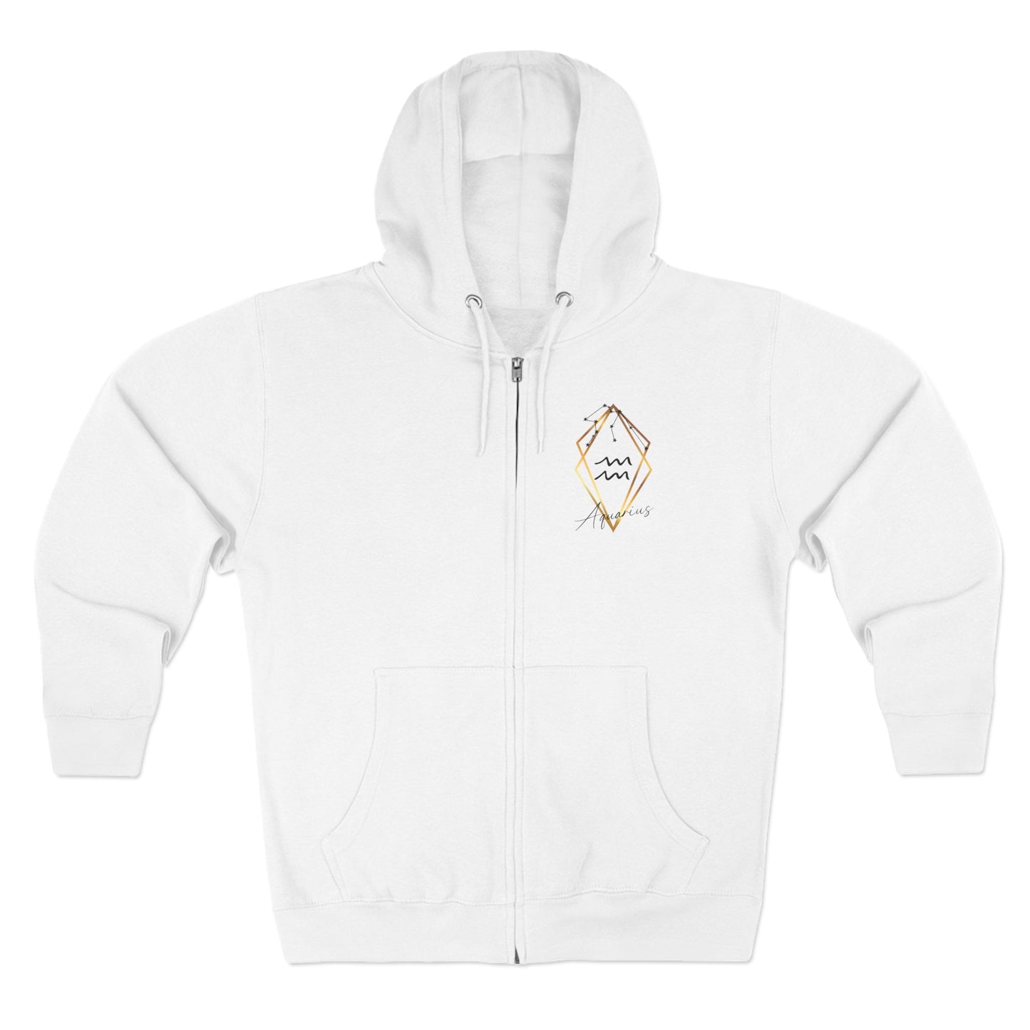 Aquarius Unisex Zip Hoodie