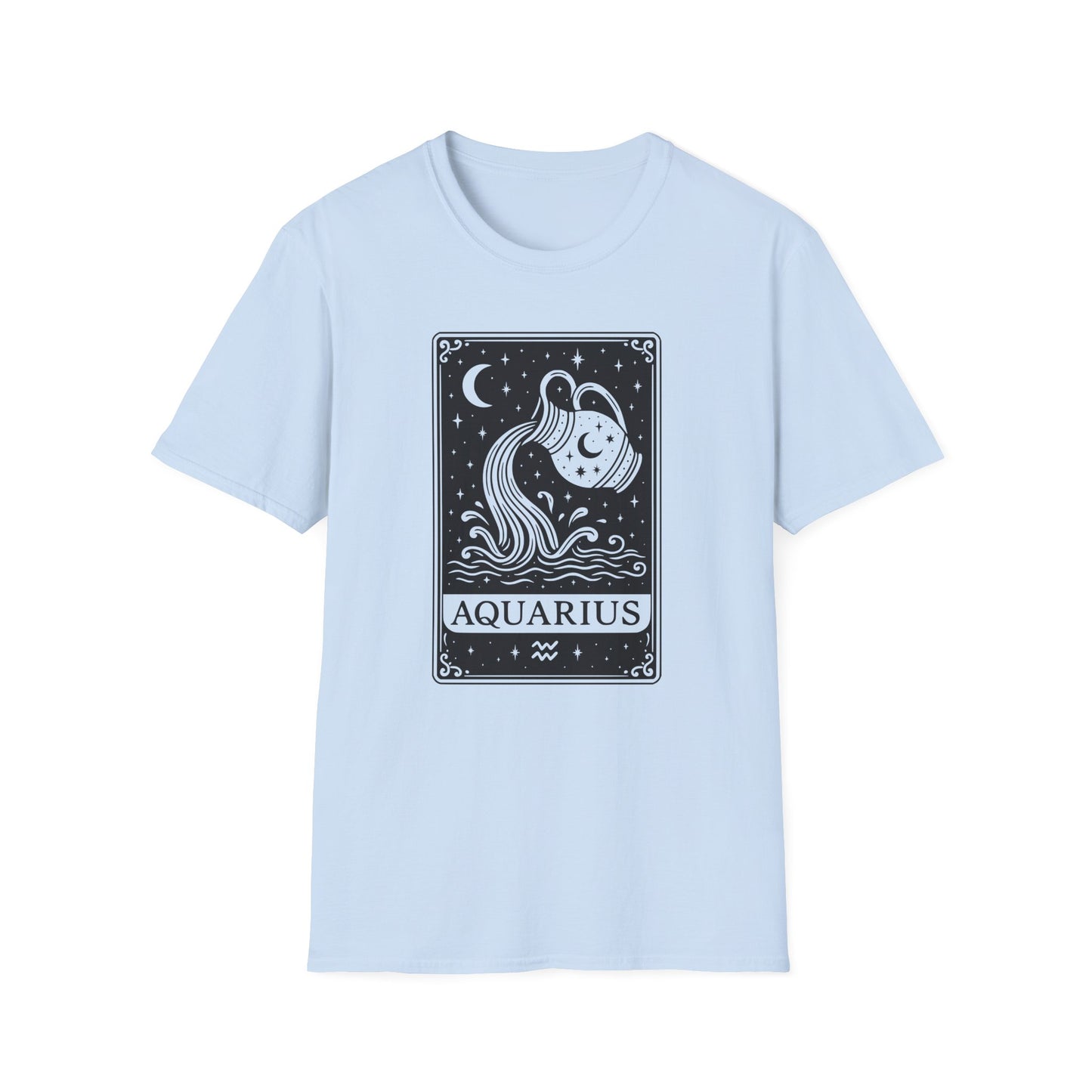 Aquarius Zodiac Softstyle T-Shirt Unisex