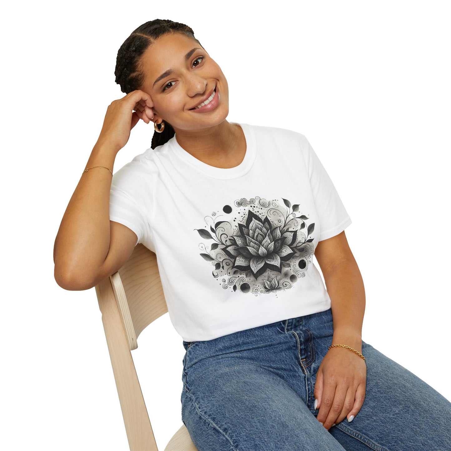 Lotus Flower Unisex Softstyle T-Shirt