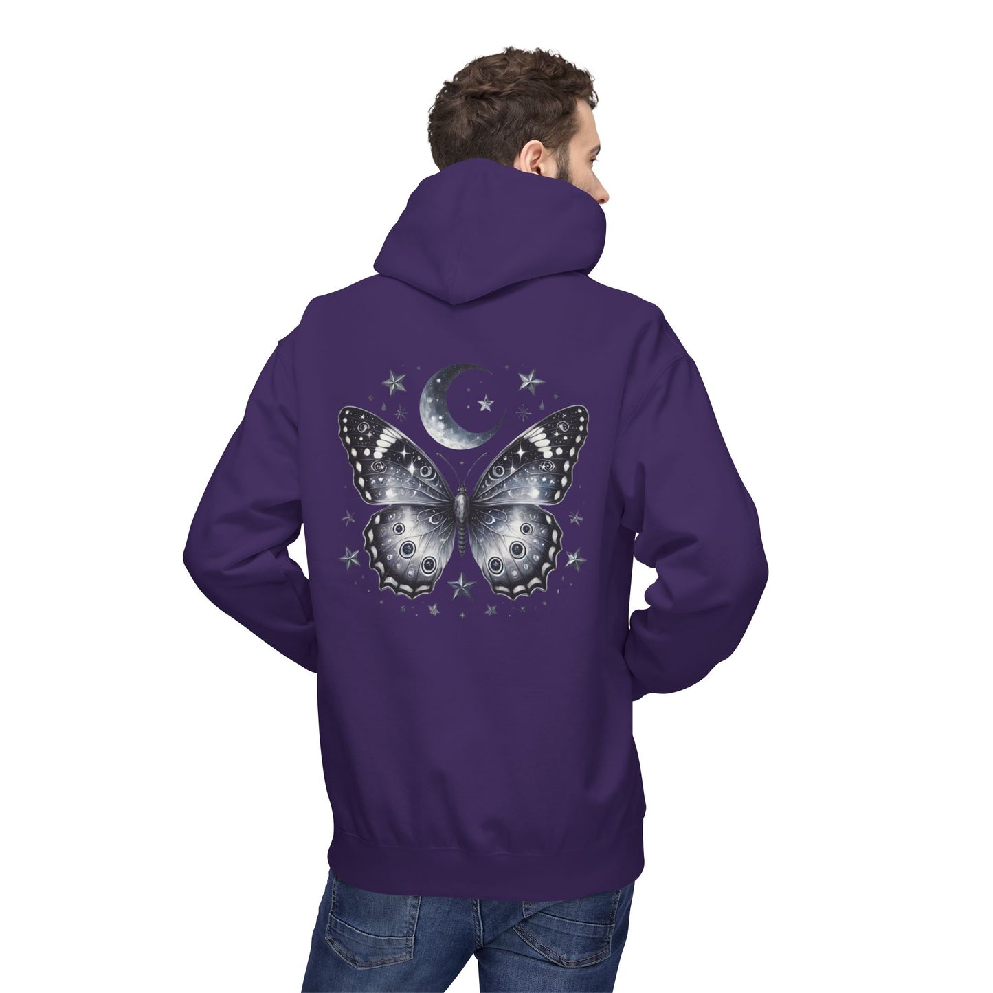 Butterfly Moon Unisex Hoodie Softstyle