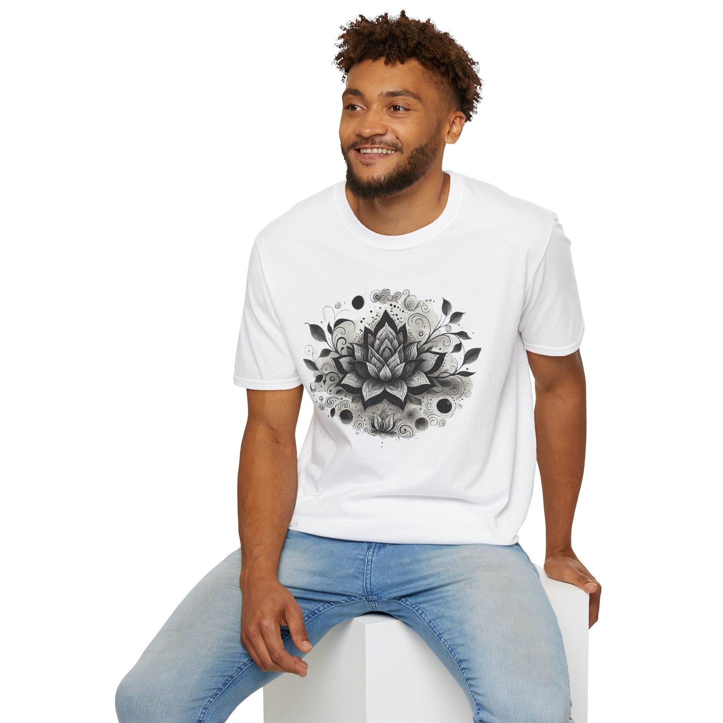 Lotus Flower Unisex Softstyle T-Shirt