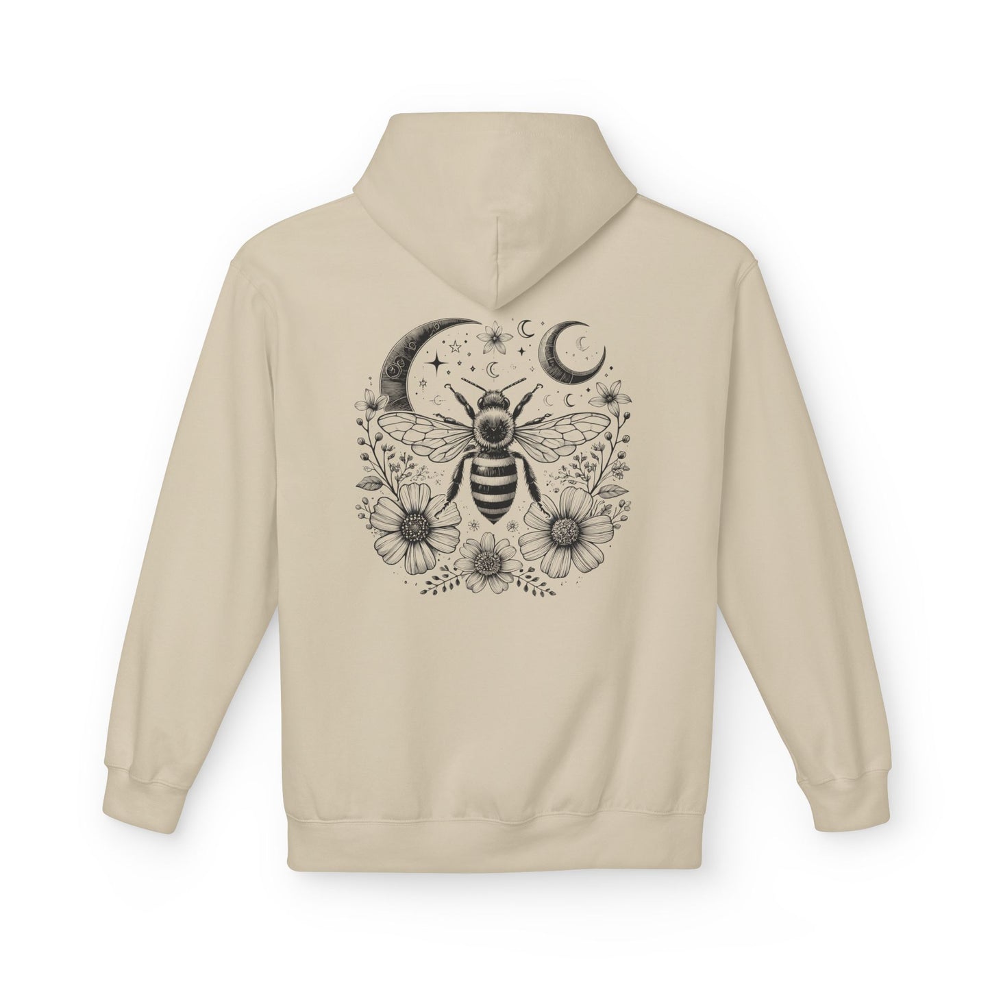 Bee-Inspired Fleece Hoodie Unisex